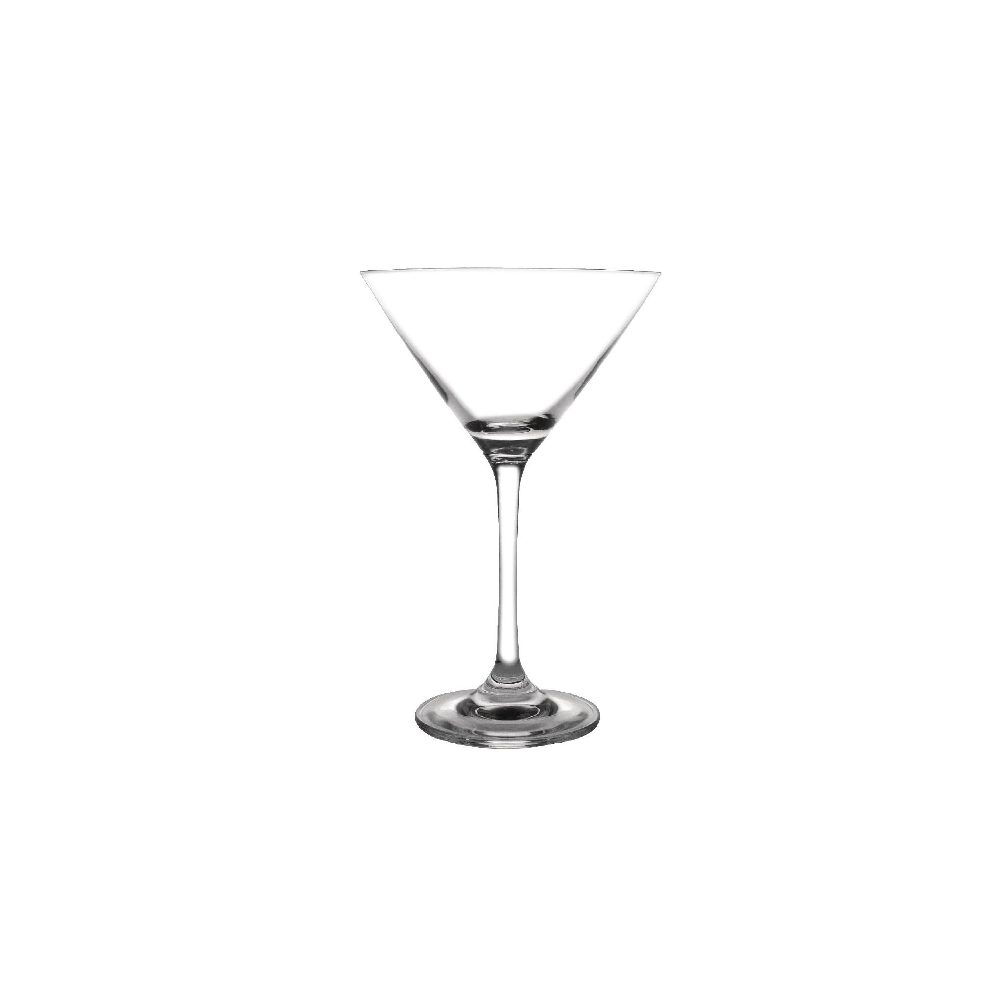 Olympia Bar Collection GF731 Crystal Martini Glasses 275ml (Pack of 6)