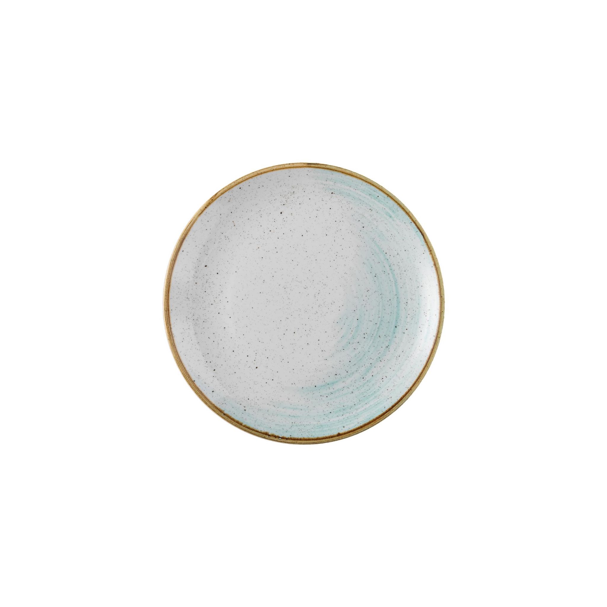 Churchill Stonecast Accents Evolve FS857 Coupe Plates Duck egg 260mm (Pack of 12)