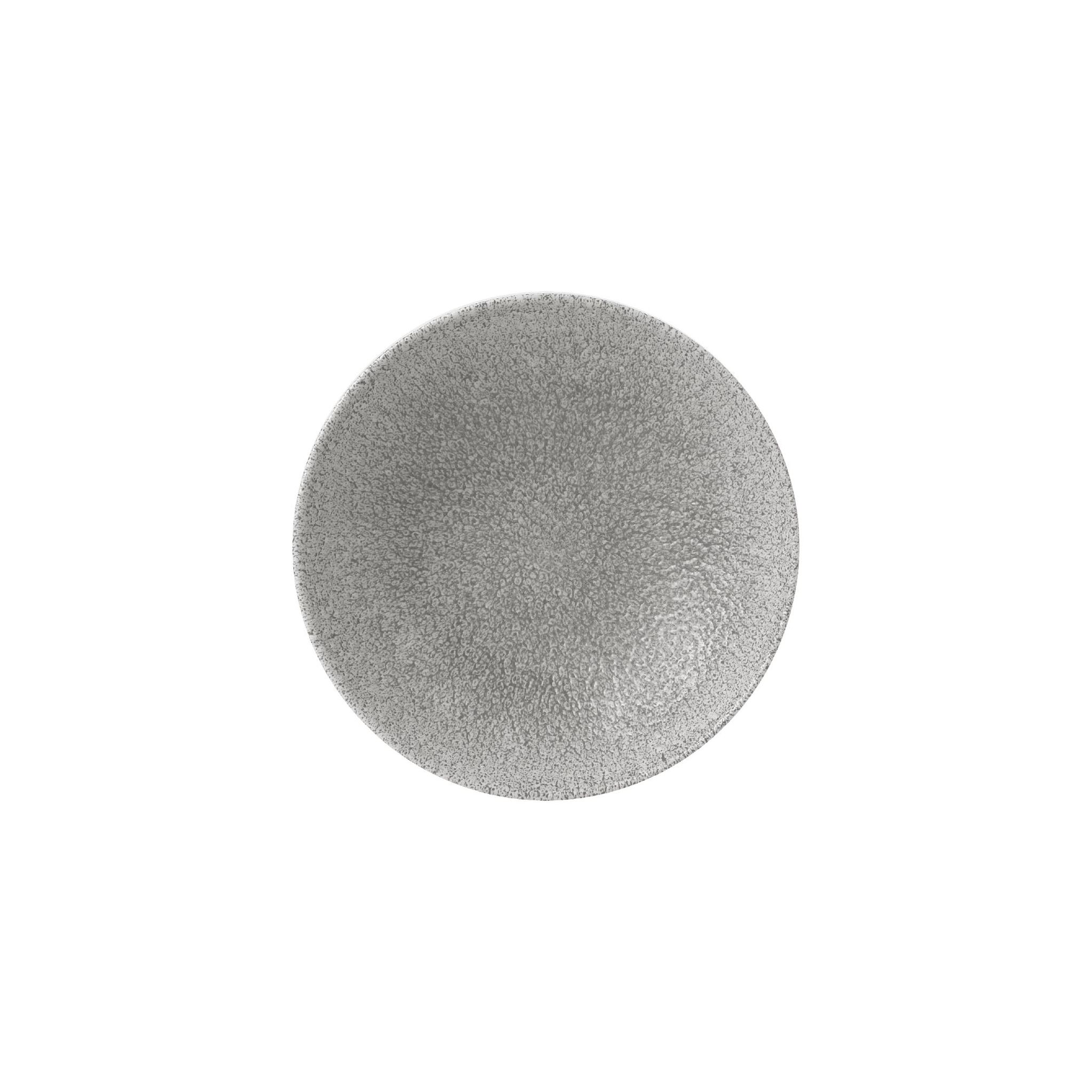 Churchill Studio Prints Raku Evolve FD879 Jasper Grey Coupe Plates 6.5" (Pack of 12)