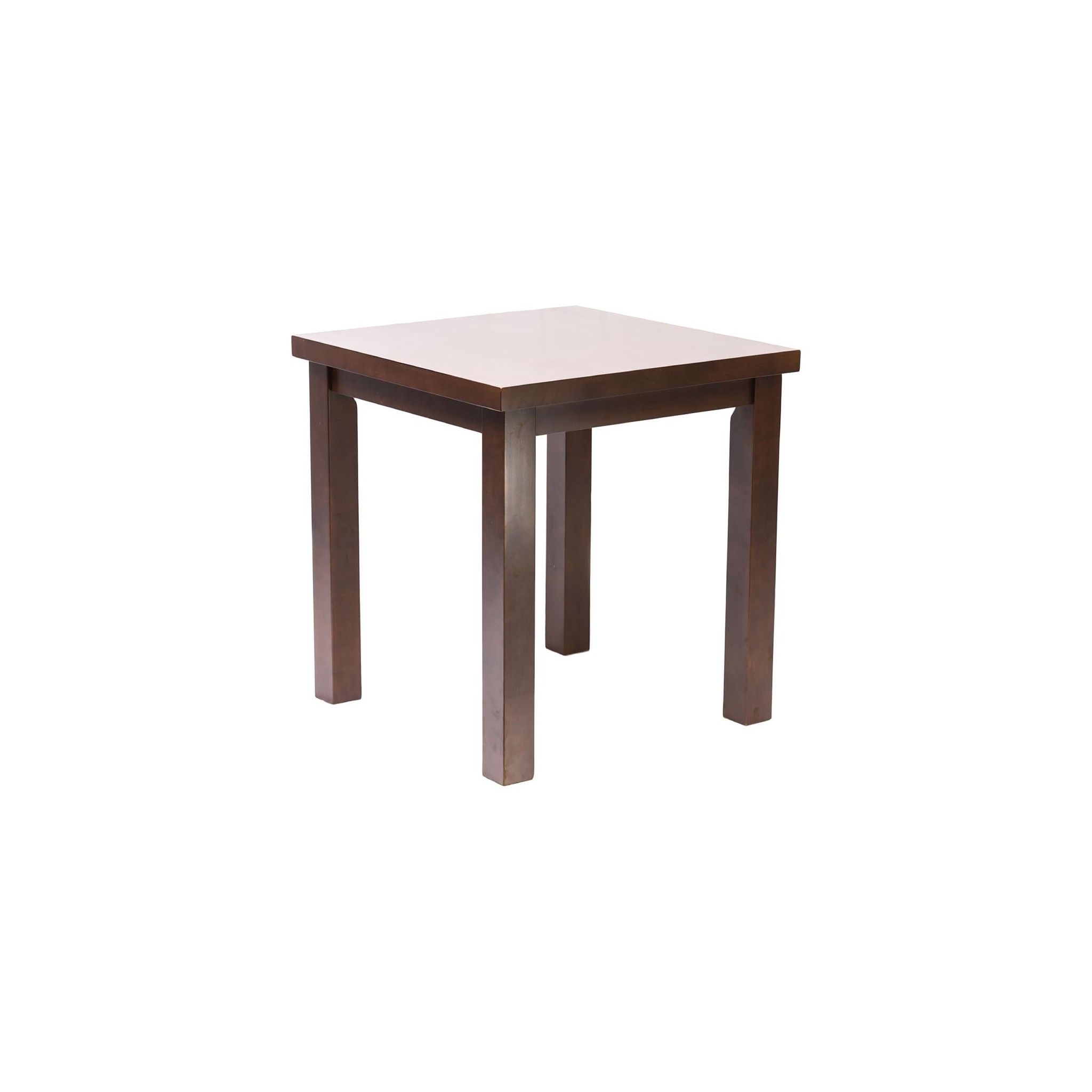 Non Branded FT487 Kendal Square Dining Table Dark Wood 700x700mm