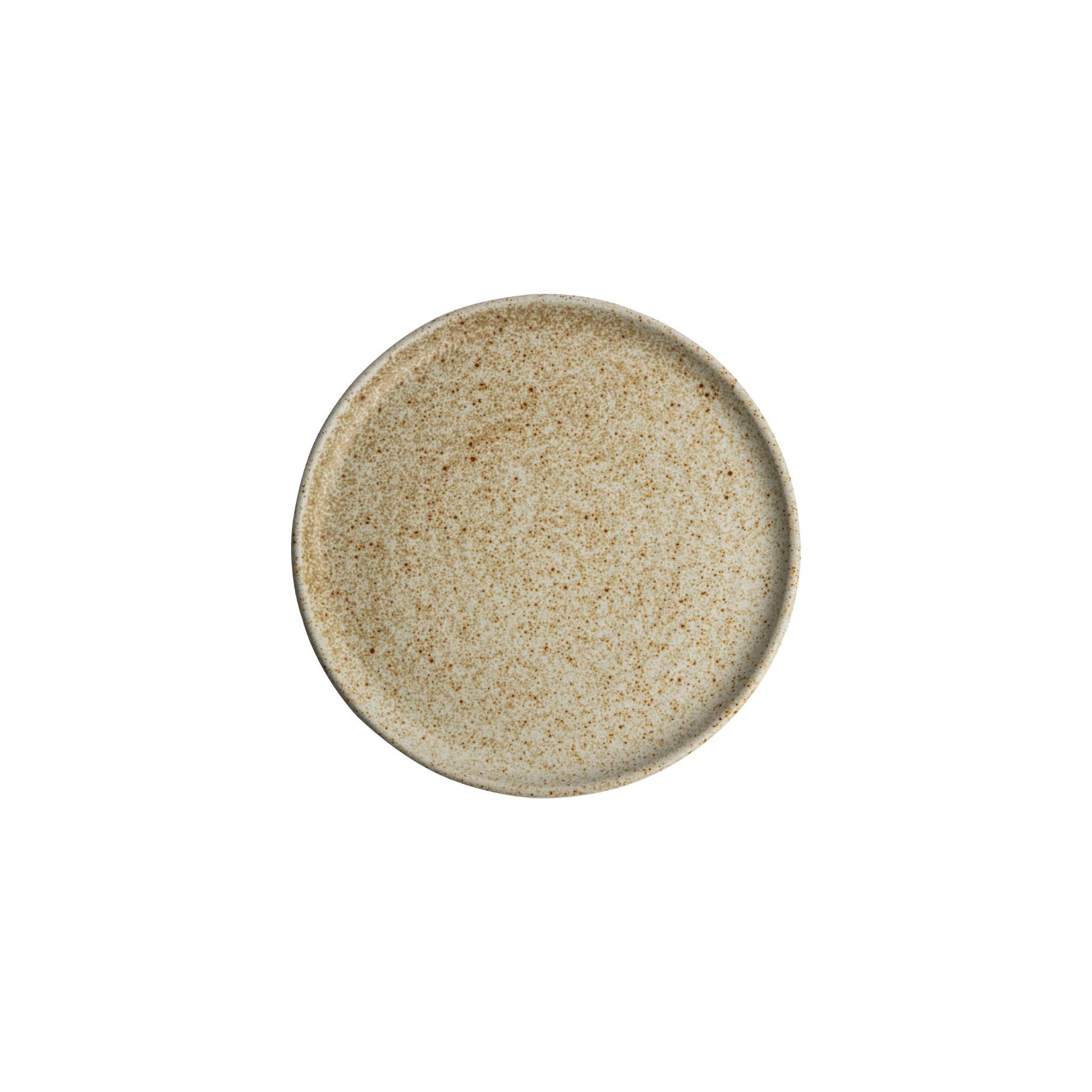 Olympia Canvas FA338 Small Rim Round Plate Wheat 265mm (Pack of 6)