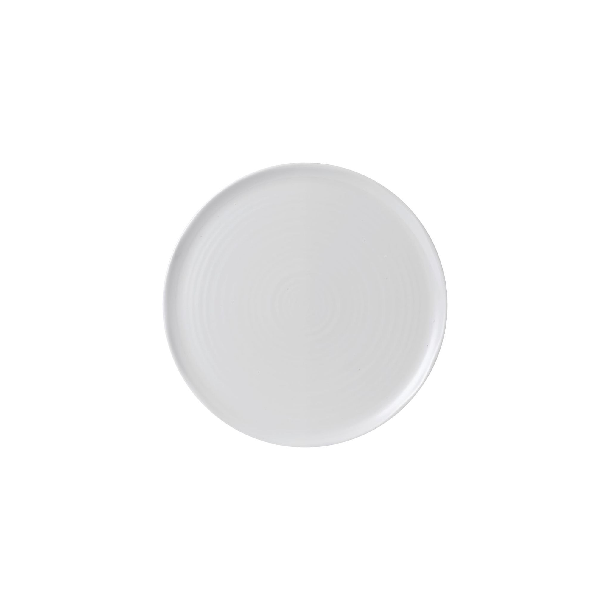 Dudson White FR077 Organic Coupe Flat Plate 317mm (Pack of 6)