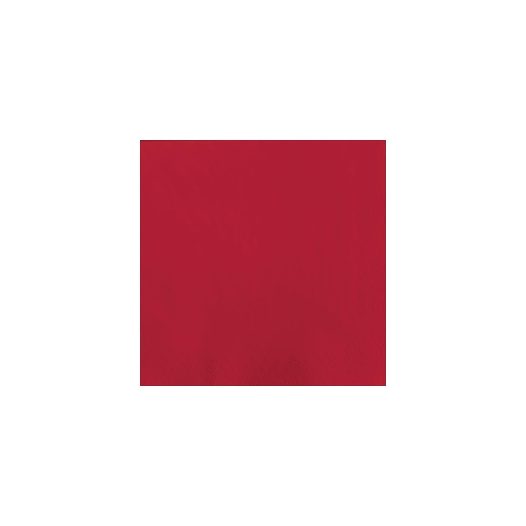 Fasana CC588 Dinner Napkin Red 40x40cm 3ply 1/4 Fold (Pack of 1000)