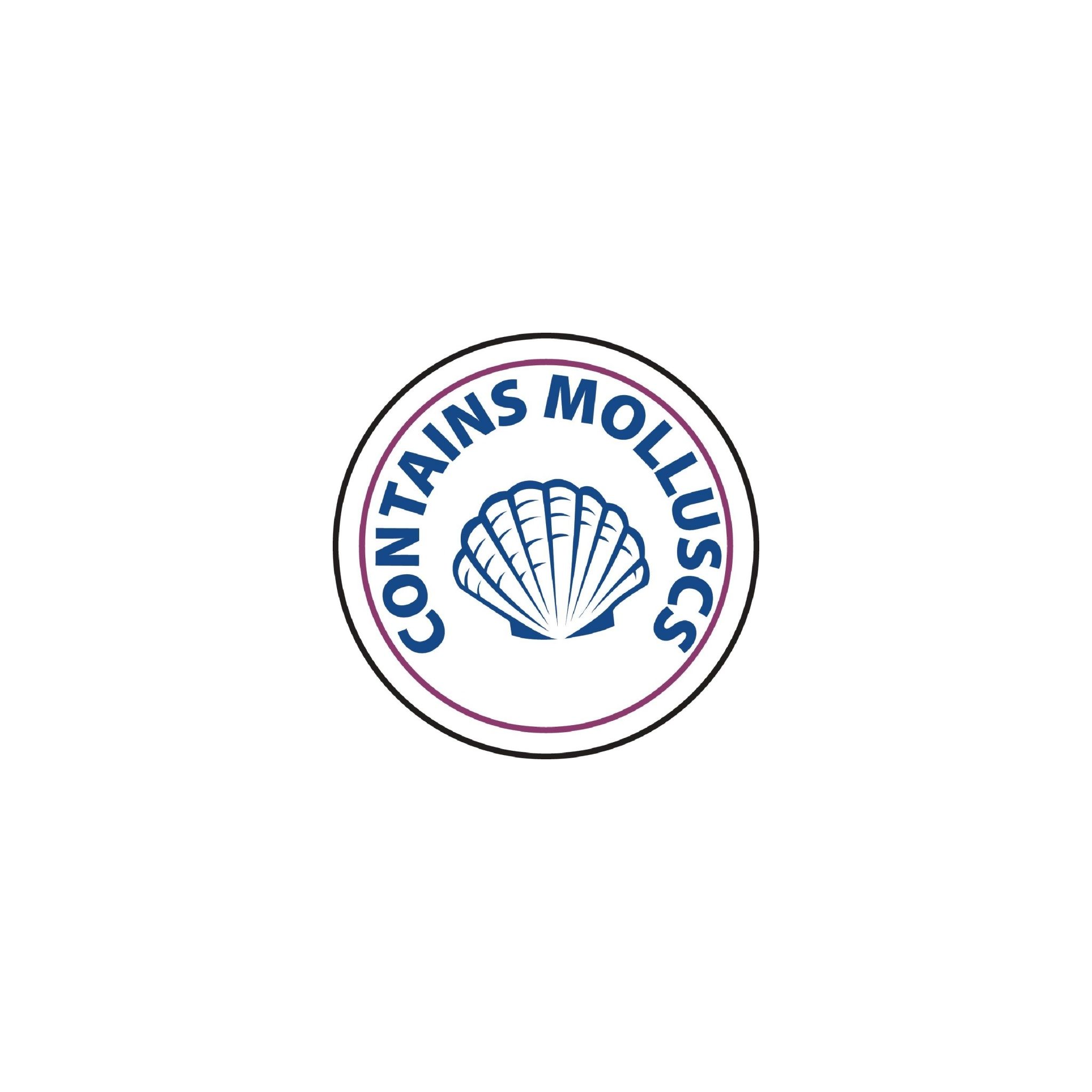 Vogue GM812 Food Allergen Label Molluscs (Pack of 1000)