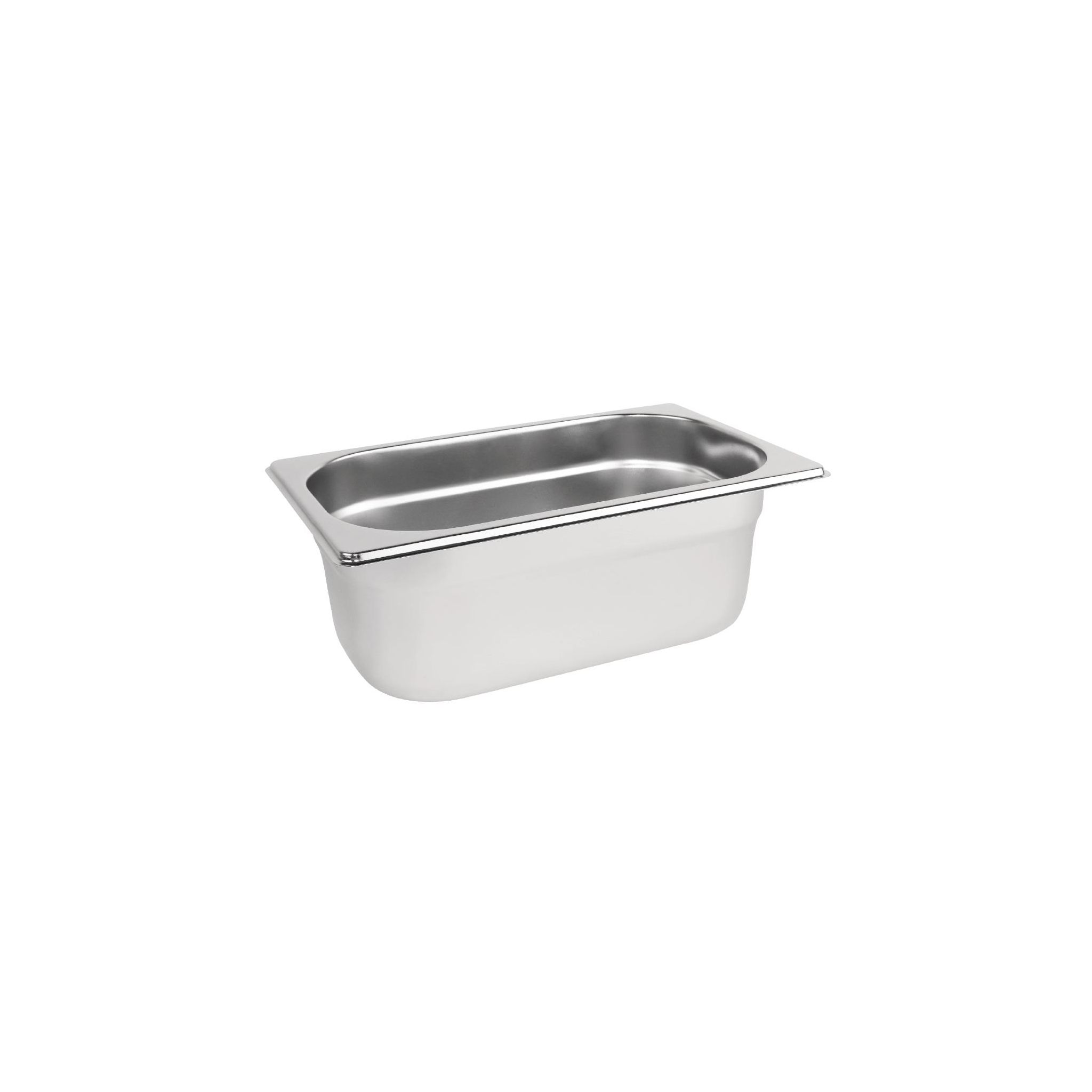 Vogue K819 Stainless Steel 1/4 Gastronorm Tray 100mm