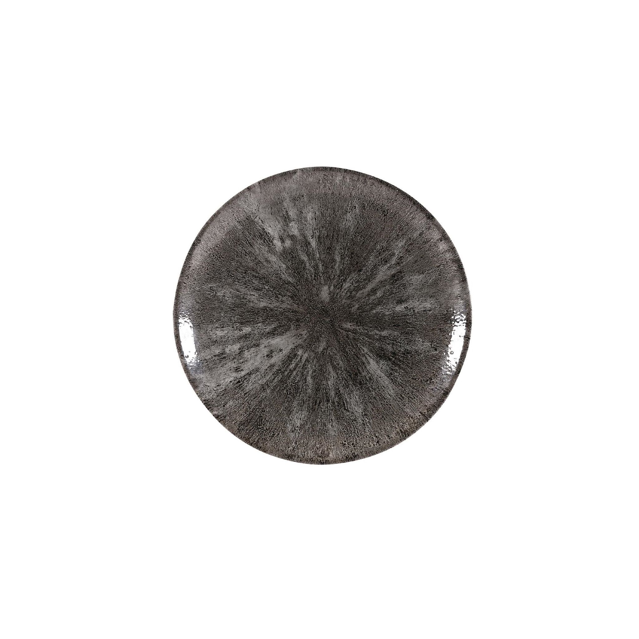 Churchill Evolve DY892 Stone Quartz Black Coupe Plates 288mm (Pack of 12)