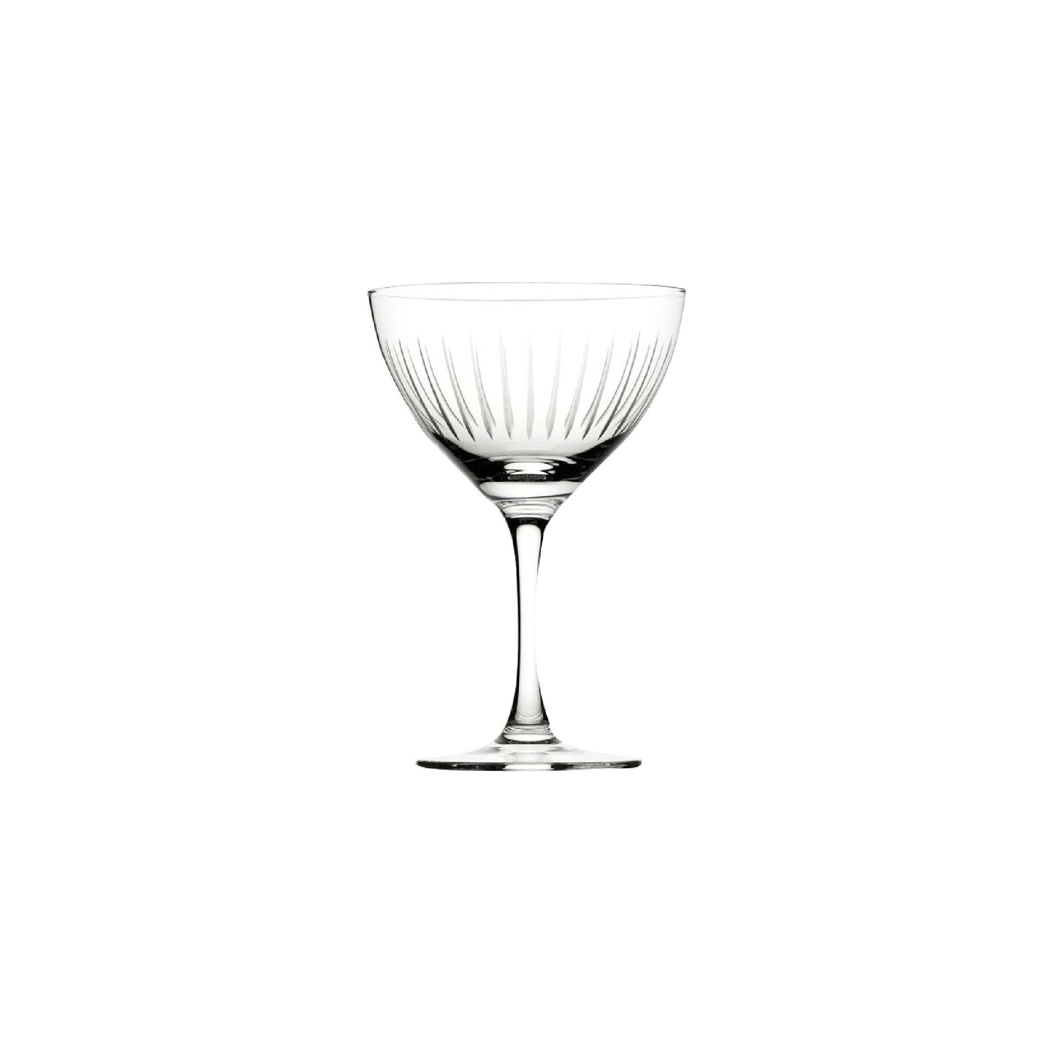 Utopia Raffles Lines CZ051 Martini Glasses 190ml (Pack of 6)