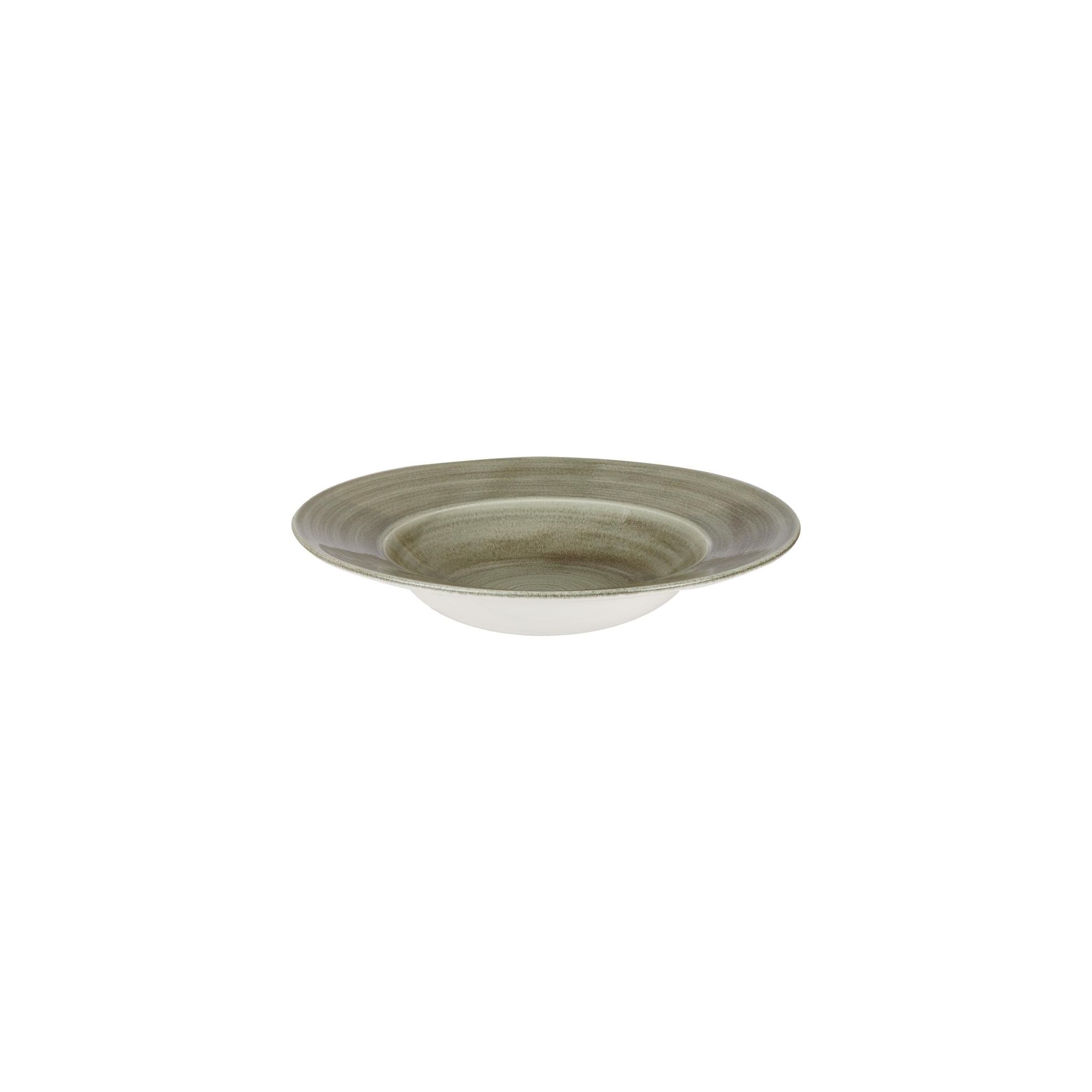 Churchill Stonecast Patina HC819 Antique Wide Rim Bowls Green 280mm (Pack of 12)