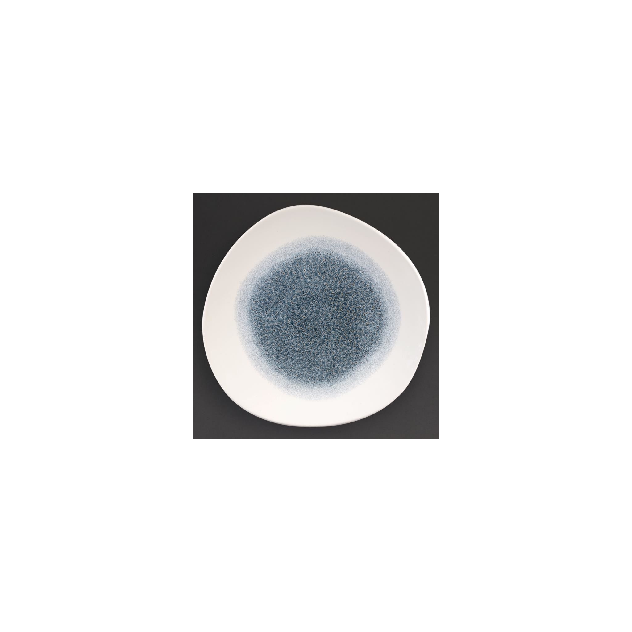 Churchill Studio Prints Raku DC731 Round Trace Plates Topaz Blue 264mm (Pack of 12)