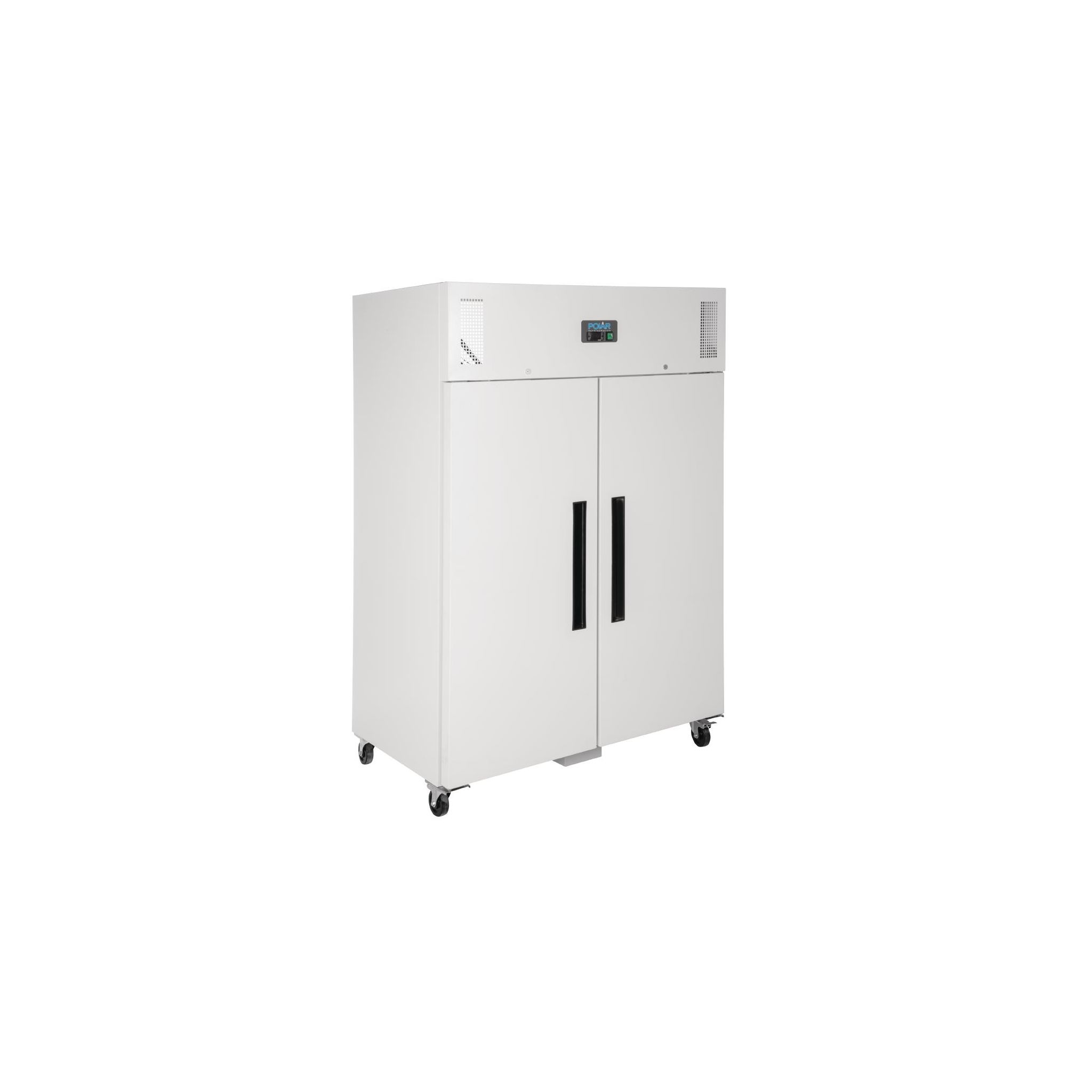 Polar G-Series CD616 Medium Duty 1200 Ltr Upright Double Door White Freezer