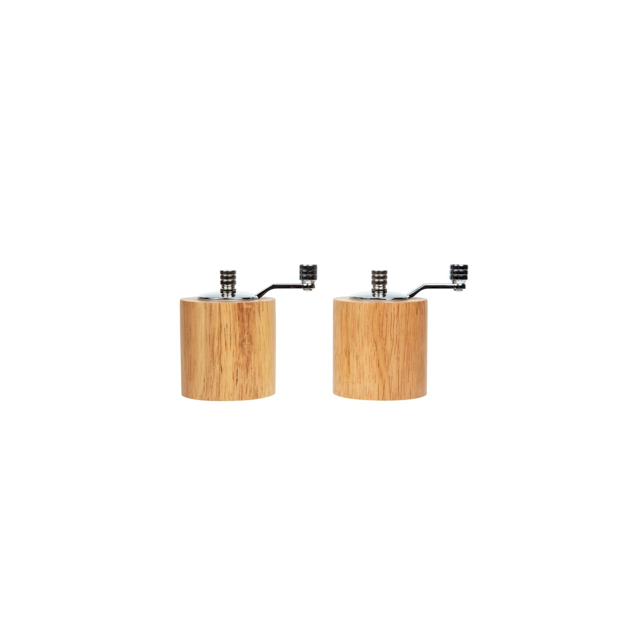 Olympia CE246 Light Wood Salt and Pepper Mill Grinder Set