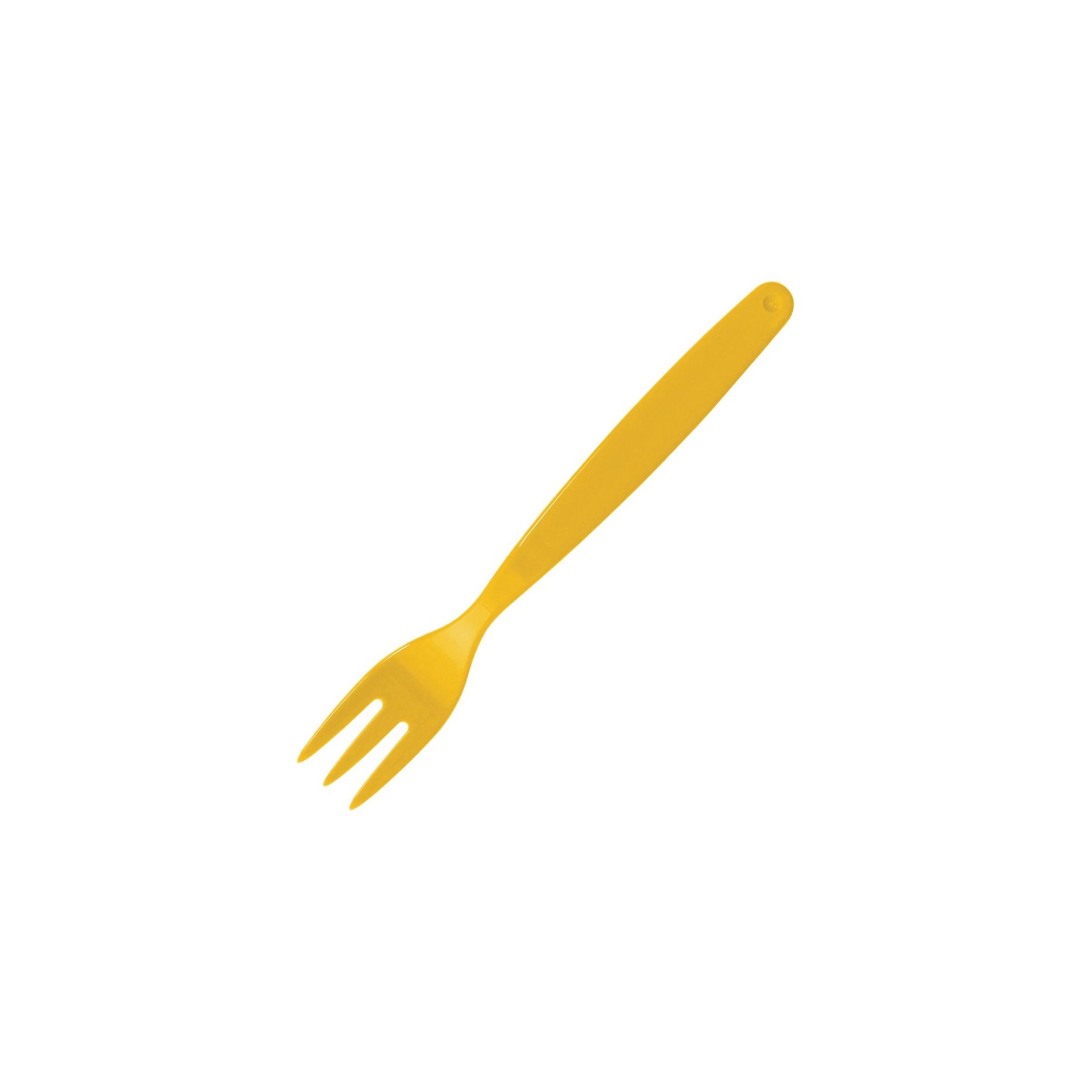 Olympia Kristallon DL119 Polycarbonate Forks Yellow (Pack of 12)