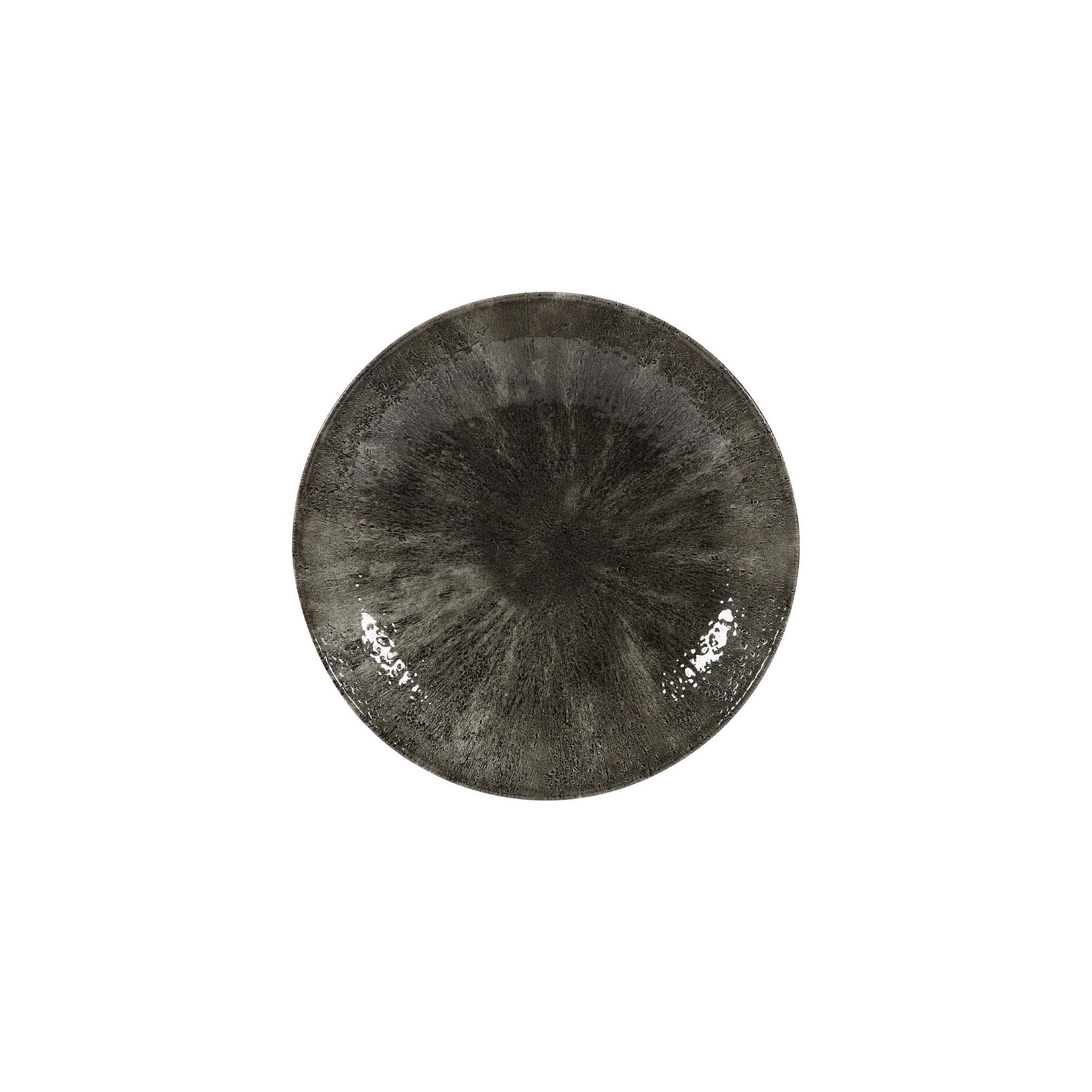 Churchill Evolve DY897 Stone Quartz Black Coupe Bowls 248mm (Pack of 12)
