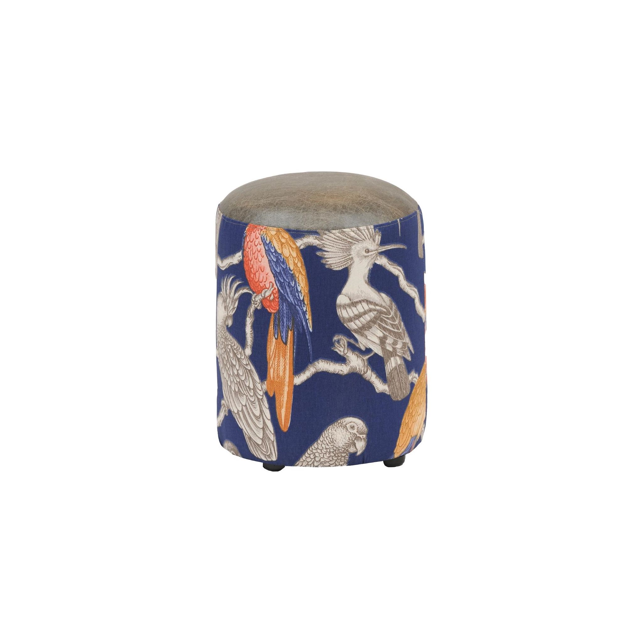 Non Branded CX450 Aviary Cylinder Ash Stool Marine (Pack of 2)