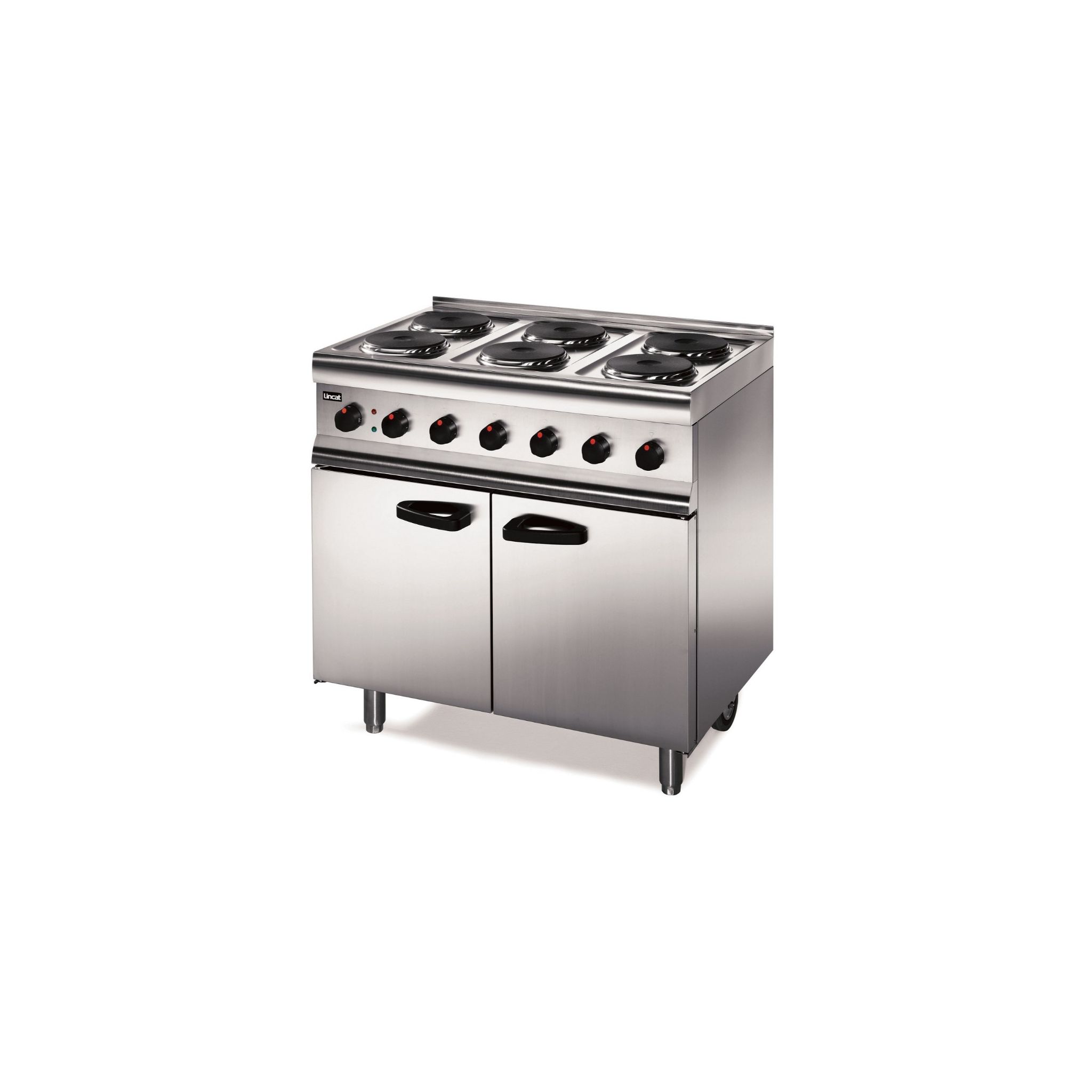 Lincat Silverlink 600 ESLR9C/SPH Electric 6 Plate Oven Range (Castors at Rear) - Single Phase