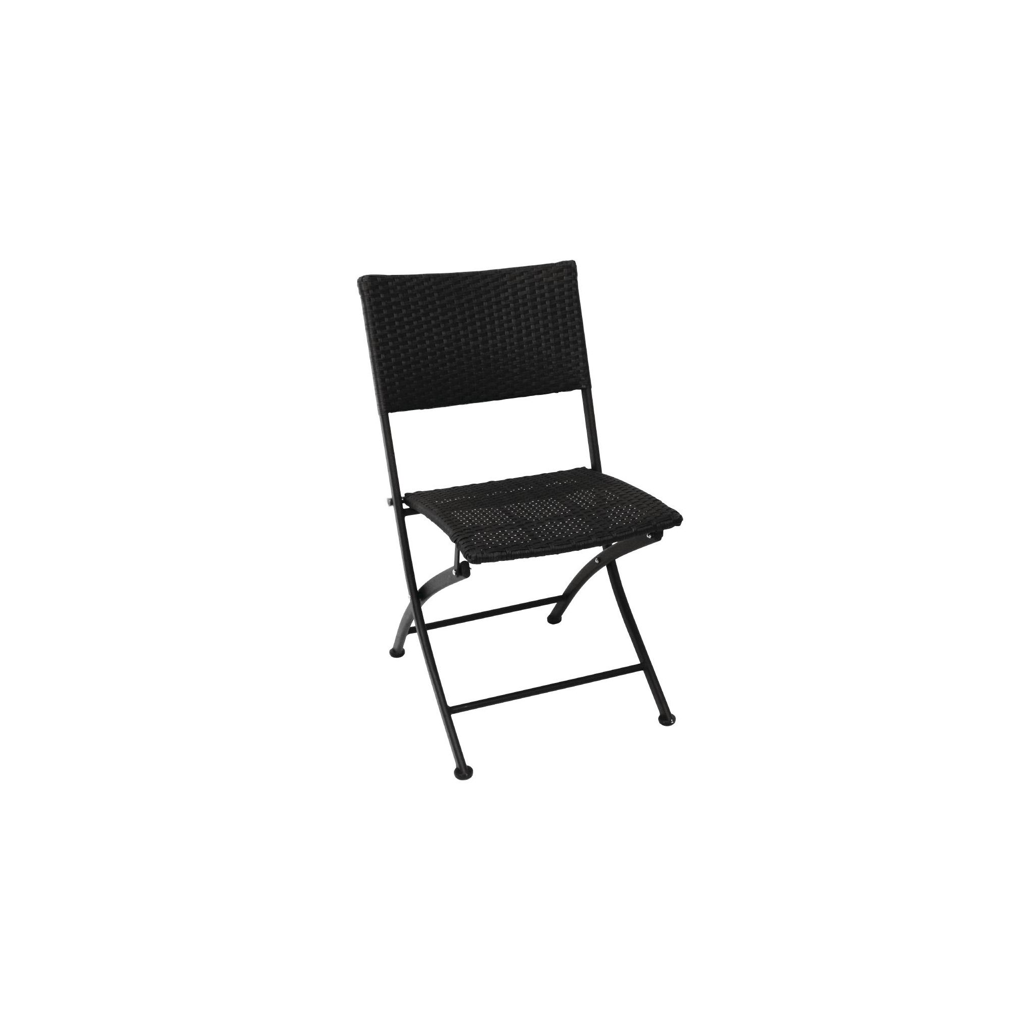 Bolero GL303 PE Wicker Folding Chairs (Pack of 2)