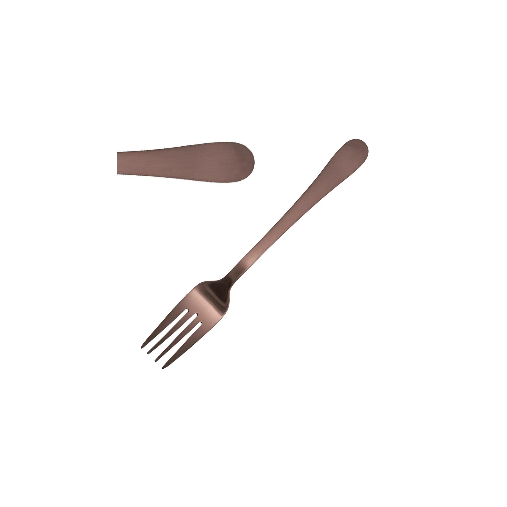 Olympia Cyprium HC343 Copper Dessert Forks (Pack of 12)