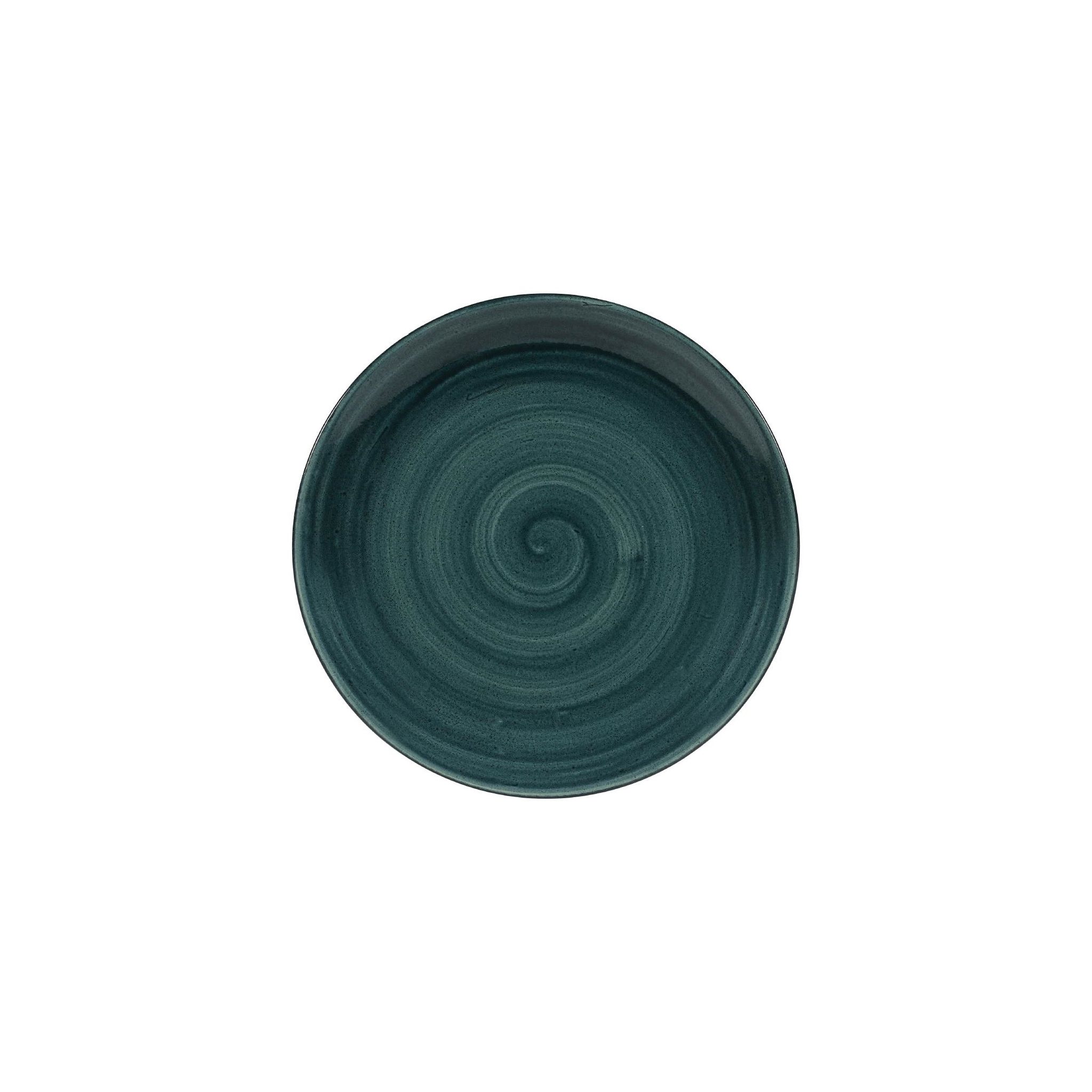 Churchill Stonecast Patina FA590 Coupe Plates Rustic Teal 260mm (Pack of 12)