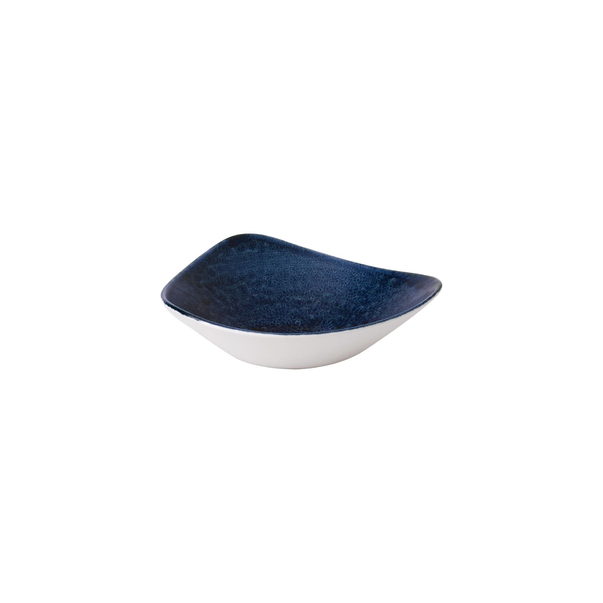 Churchill Stonecast Plume FJ950 Ultramarine Triangle Bowls 21oz (Pack of 12)