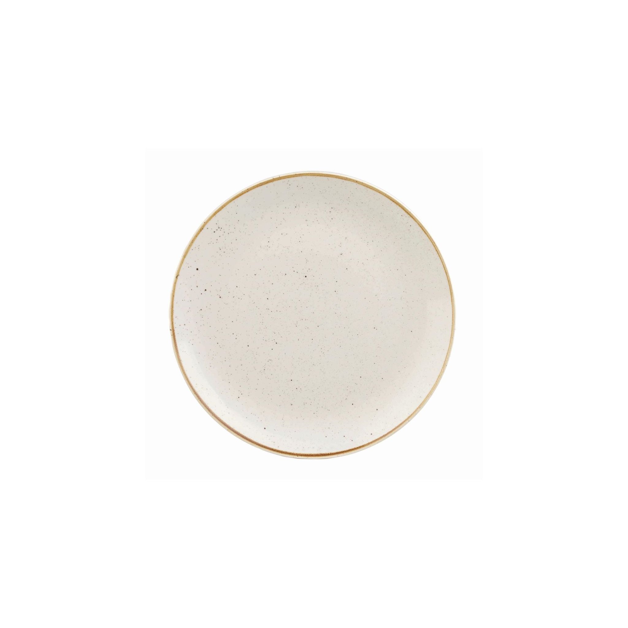 Churchill Stonecast DK519 Round Coupe Plates Barley White 217mm (Pack of 12)