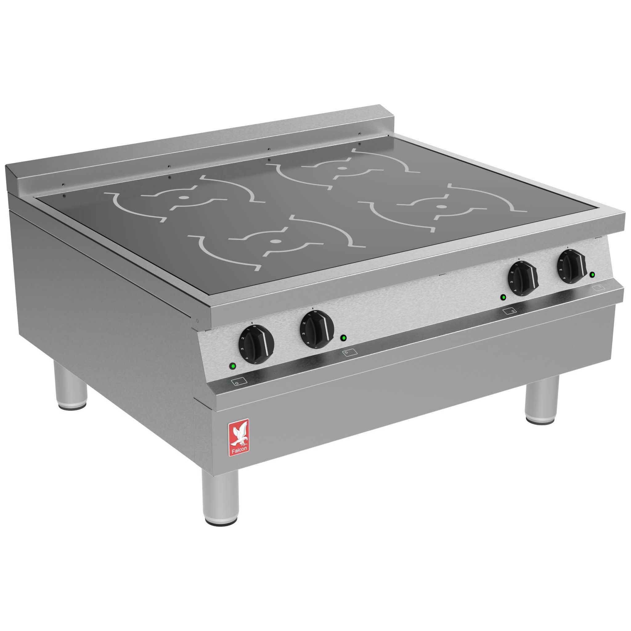 Falcon Dominator Plus E3904i 20kW Electric Countertop 4 Zone Induction Hob