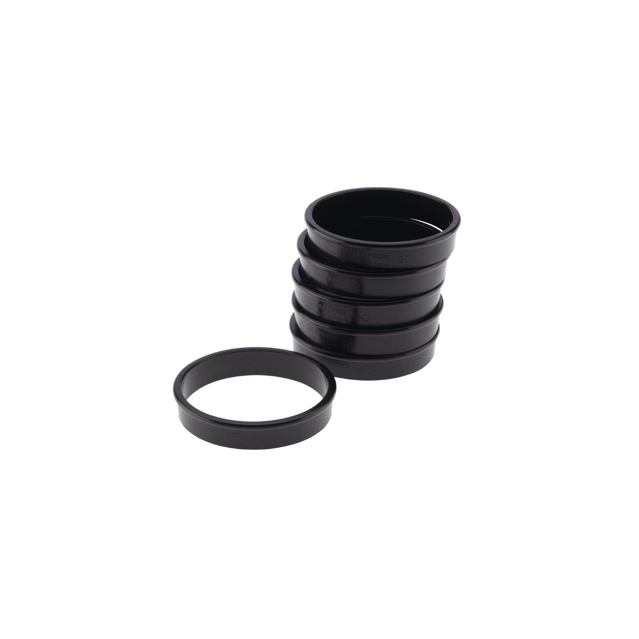 Matfer Bourgeat FA986 Exoglass Tart Ring 90mm (Pack of 6)