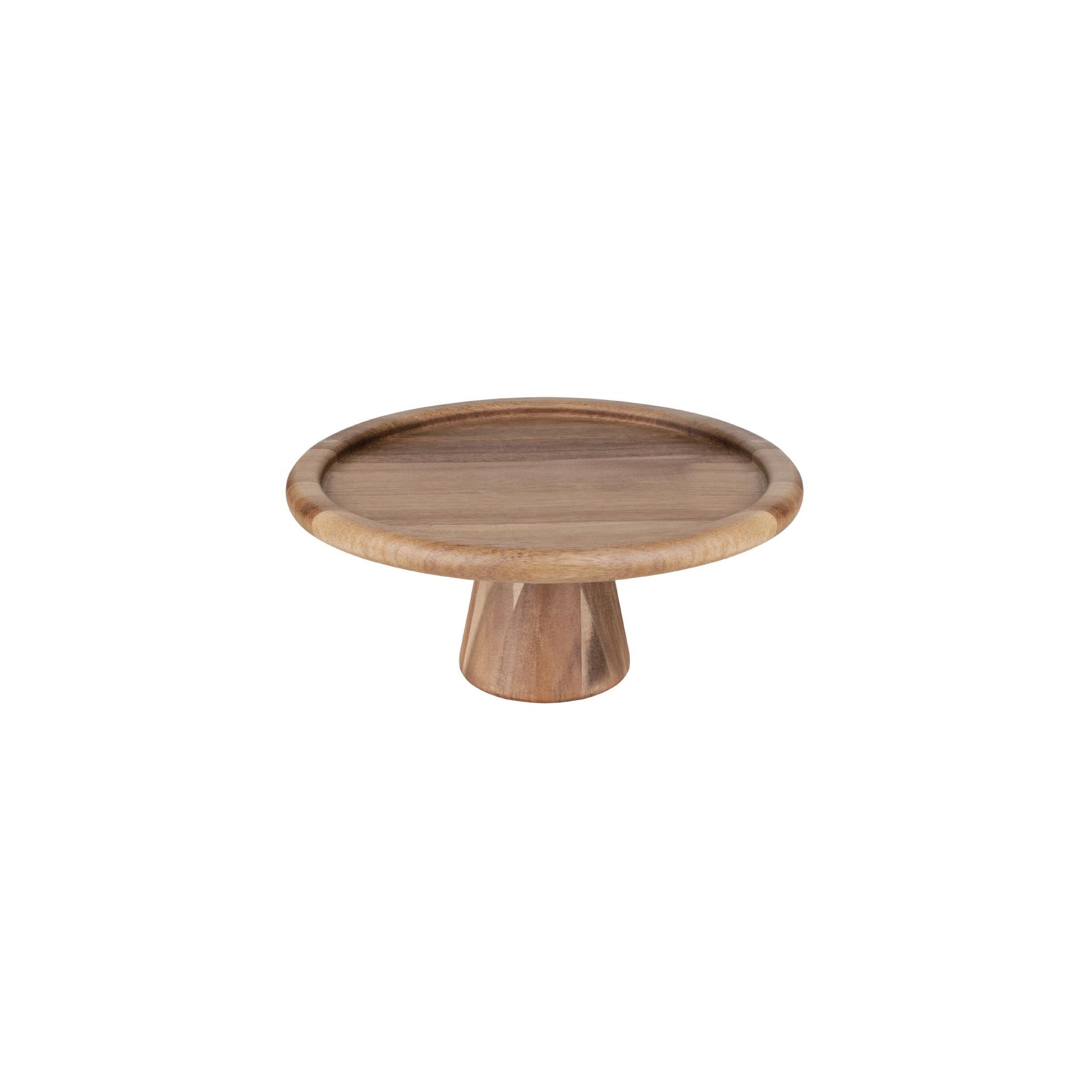 Olympia FE150 Acacia Cake Stand 305(Ø) x 127(H)mm