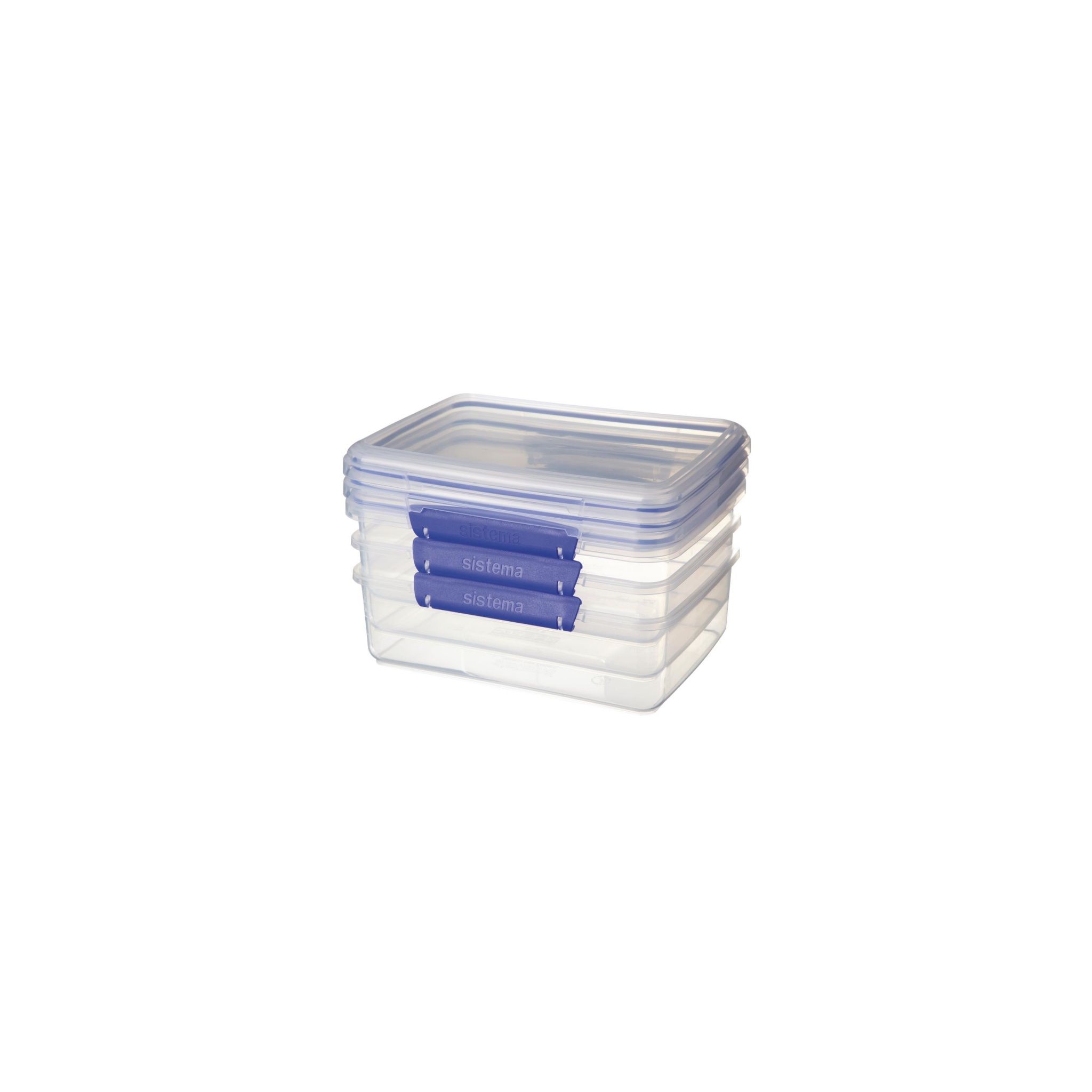 Sistema Klip It DB726 Containers 2Ltr (Pack of 3)