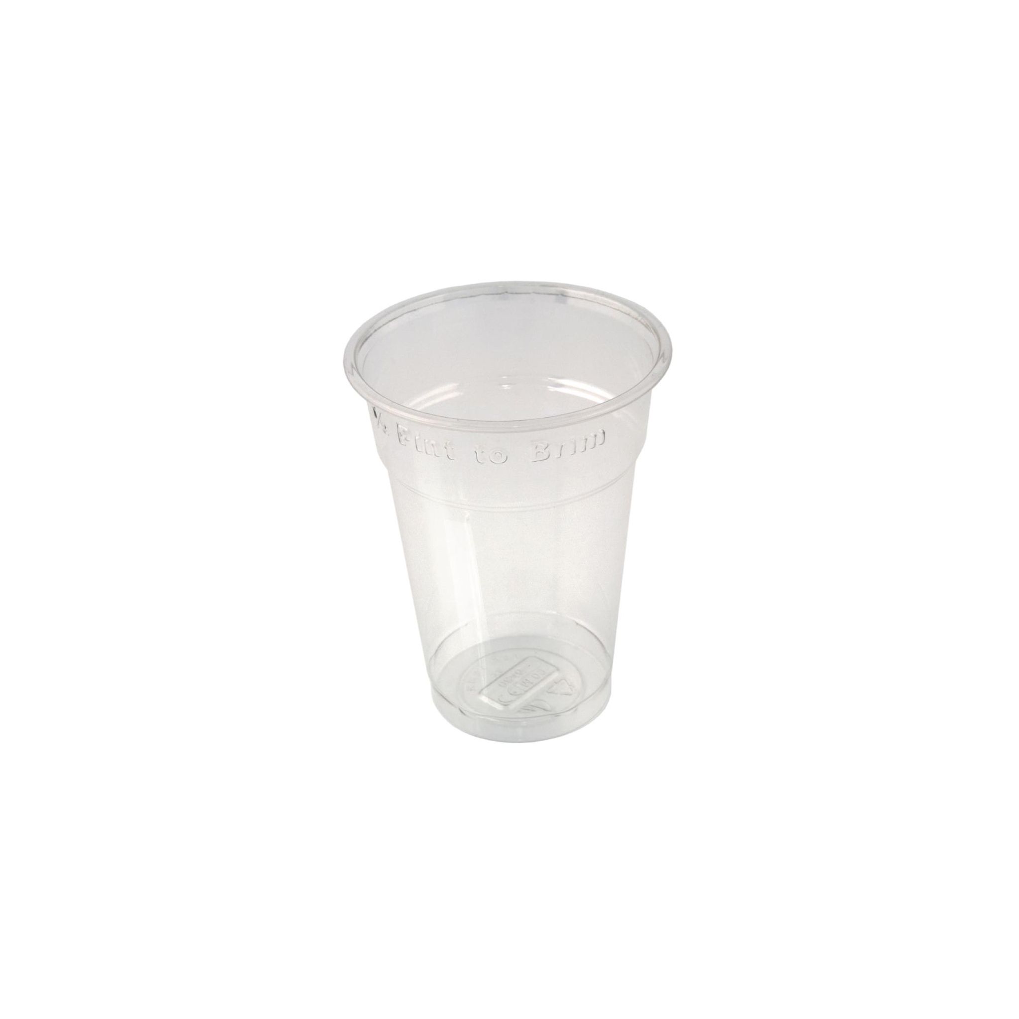 Huhtamaki CM118 Disposable Half Pint to Brim Tumblers UKCA CE Marked 284ml (Pack of 1000)