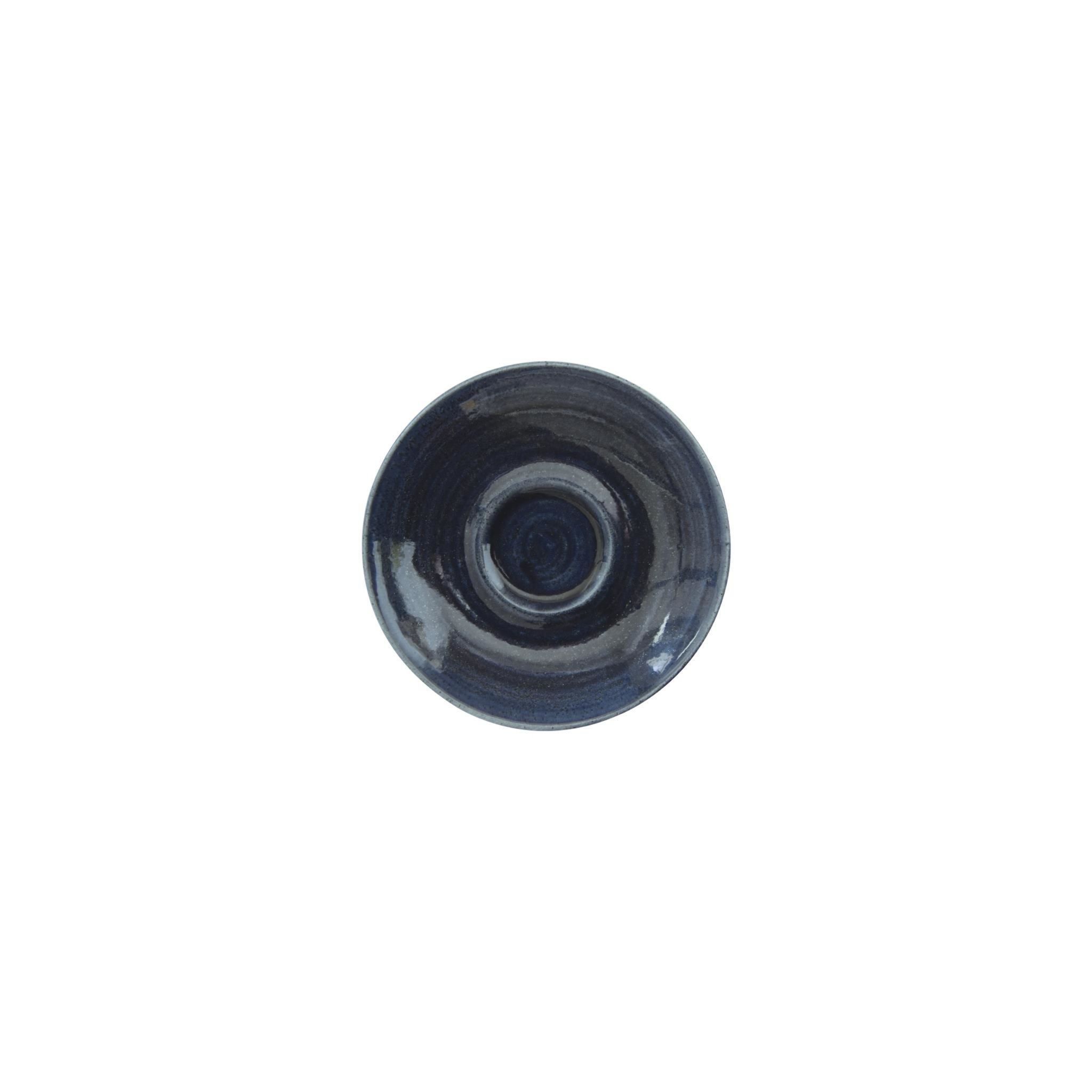 Churchill Monochrome DR675 Cappuccino Saucers Mist Blue 158mm (Pack of 12)