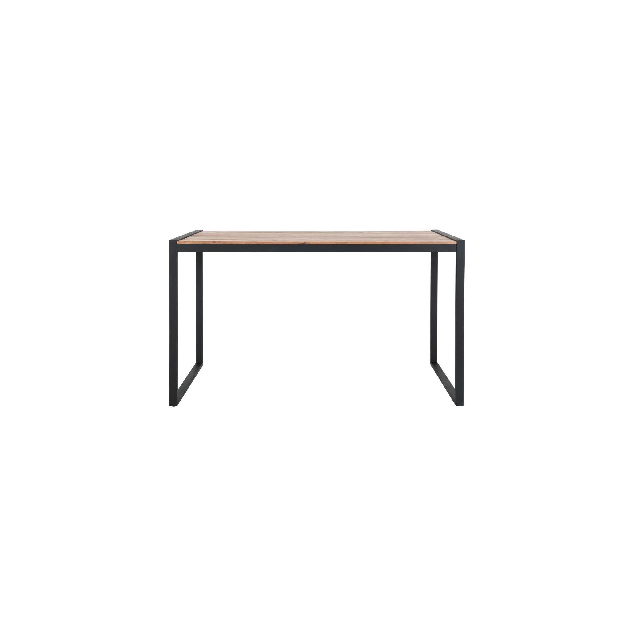 Bolero DK905 Steel and Acacia Industrial Bar Table 1800x900mm