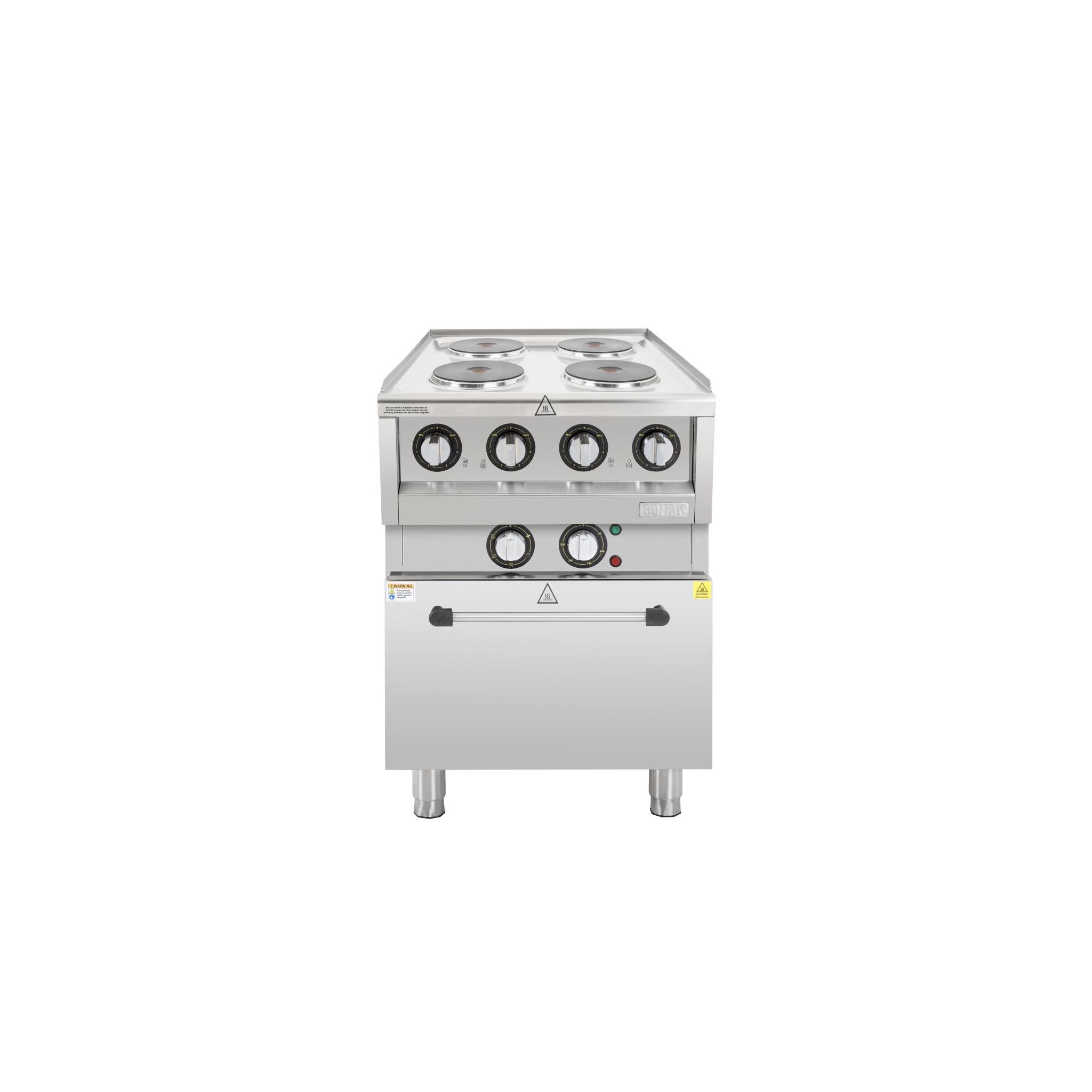 Buffalo 600 Series SA808 4 Plate Electric Convection Oven Range