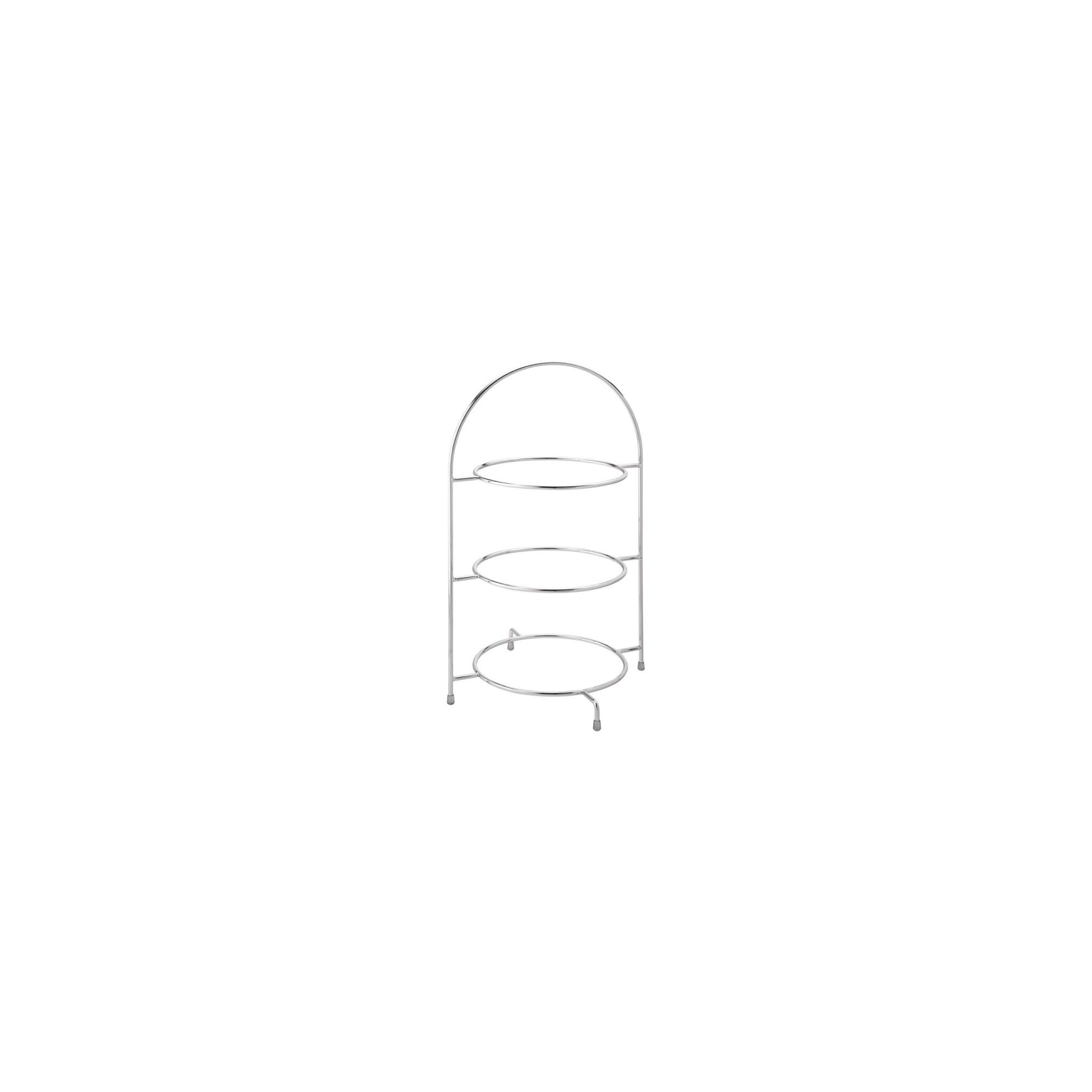 Utopia DY298 Chrome Three Tier Cake Stand 270mm