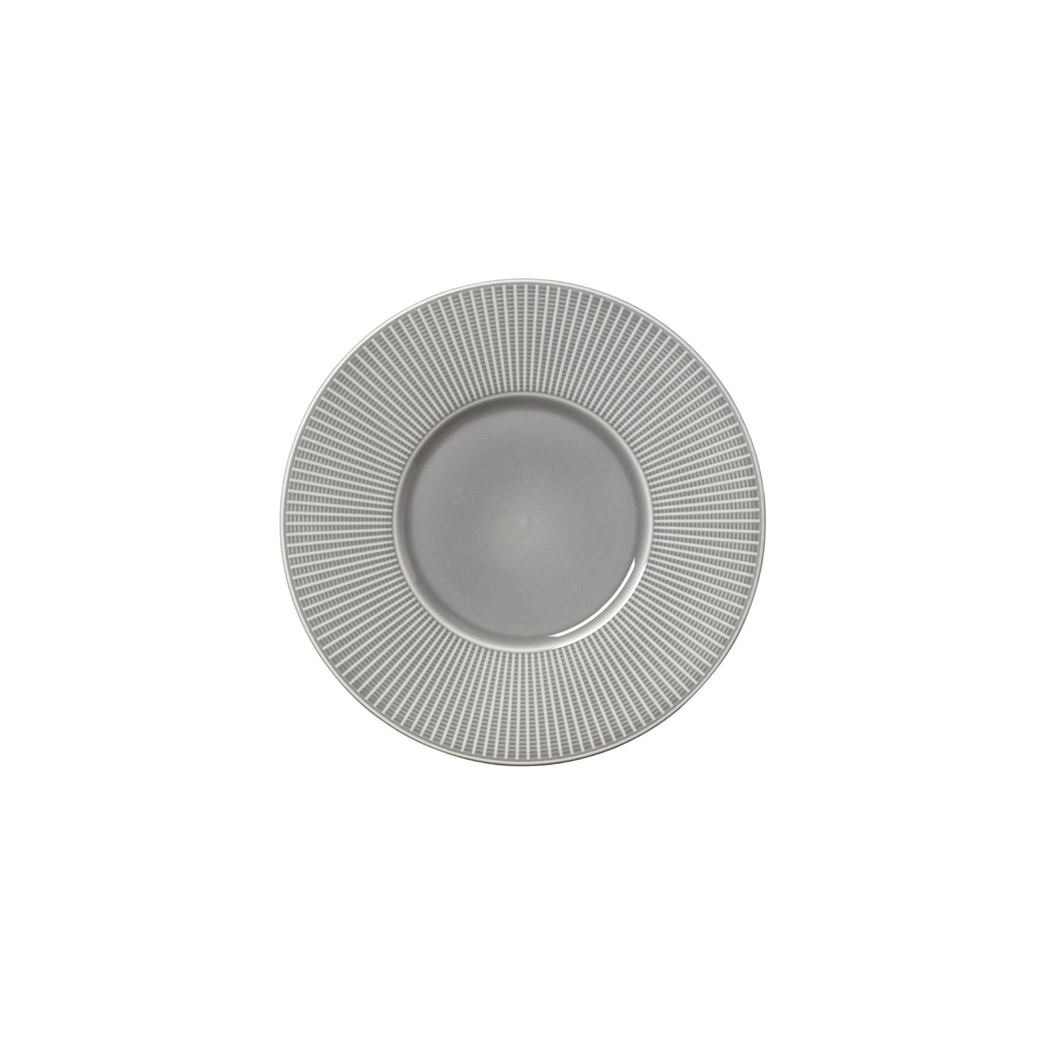 Steelite Willow VV1794 Mist Gourmet Plates Medium Well Grey 285mm (Pack of 6)