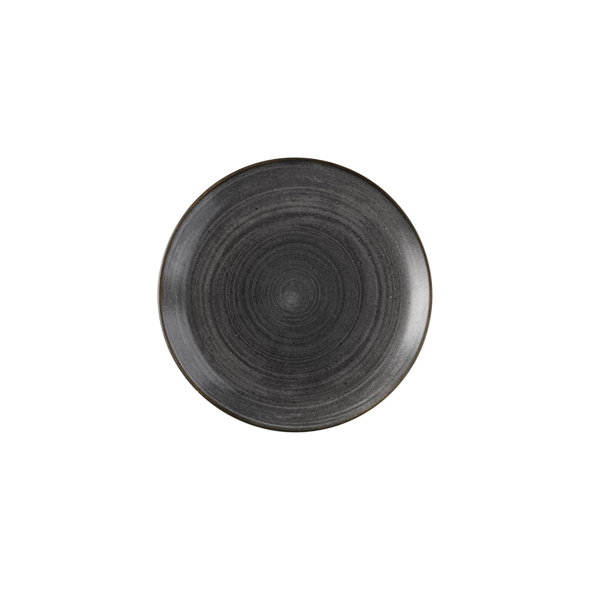 Churchill Stonecast Raw Evolve FS836 Coupe Plates Black 286mm (Pack of 12)
