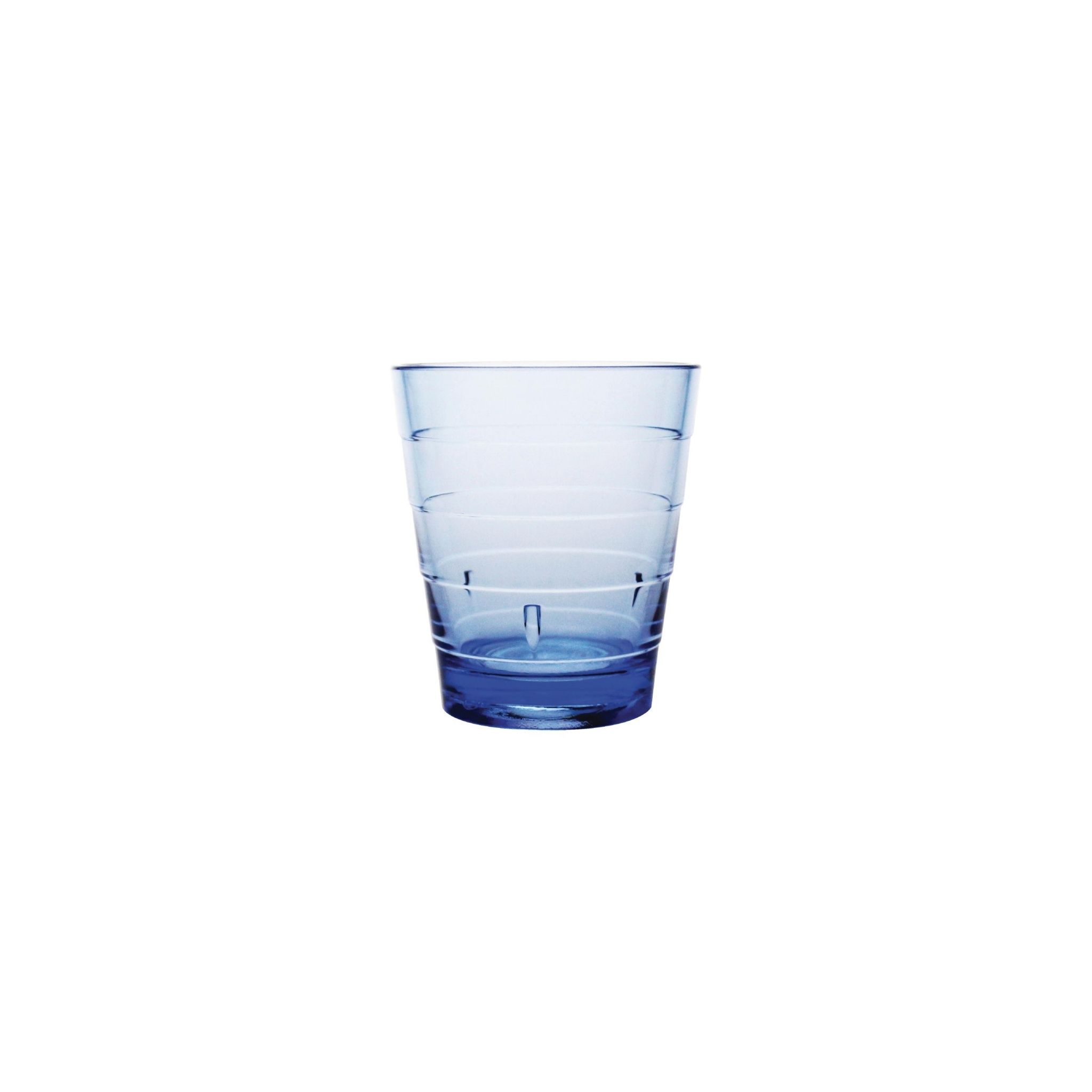 Olympia Kristallon DC921 Polycarbonate Ringed Tumblers Blue 285ml (Pack of 6)