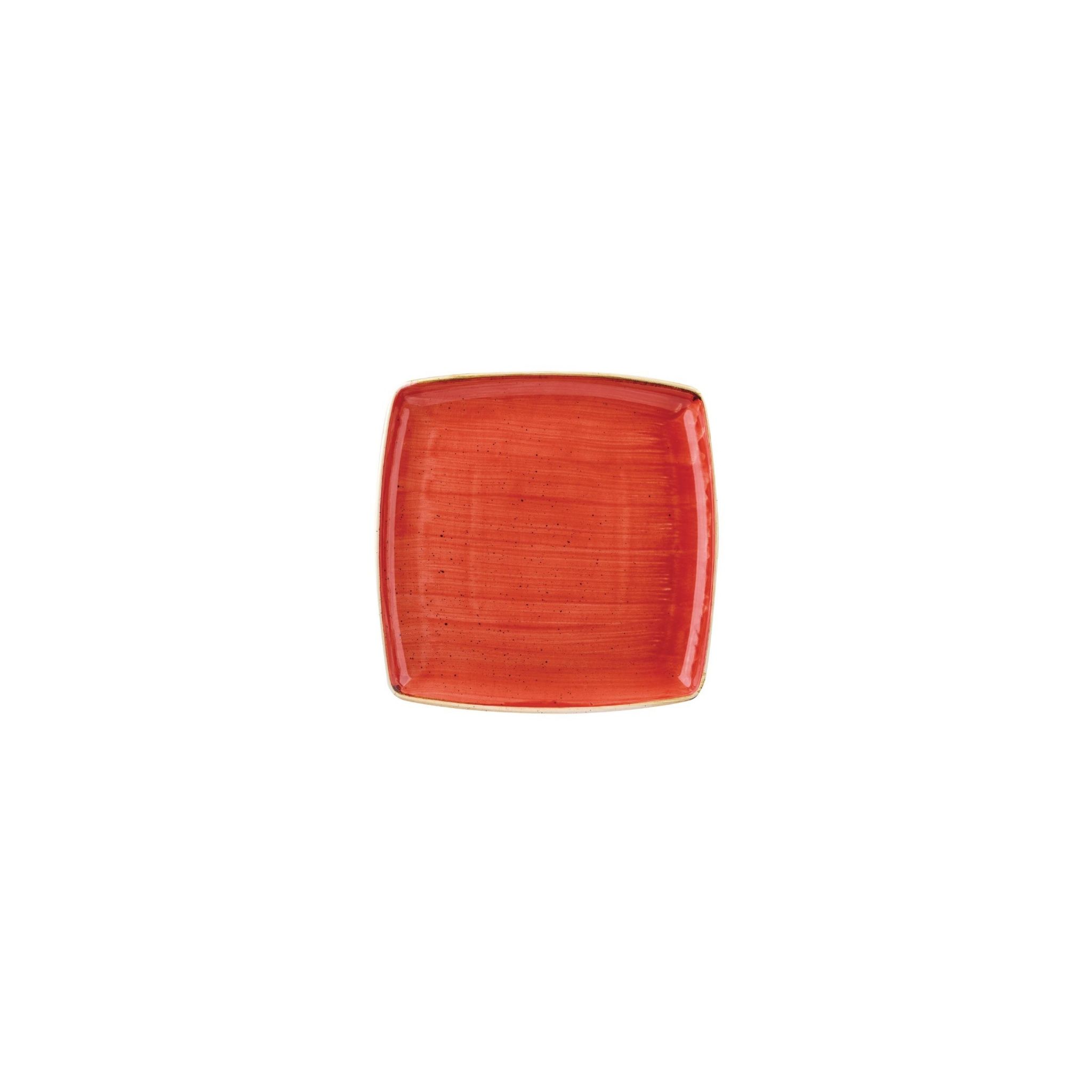 Churchill Stonecast DB071 Square Plates Berry Red 268 x 268mm (Pack of 6)