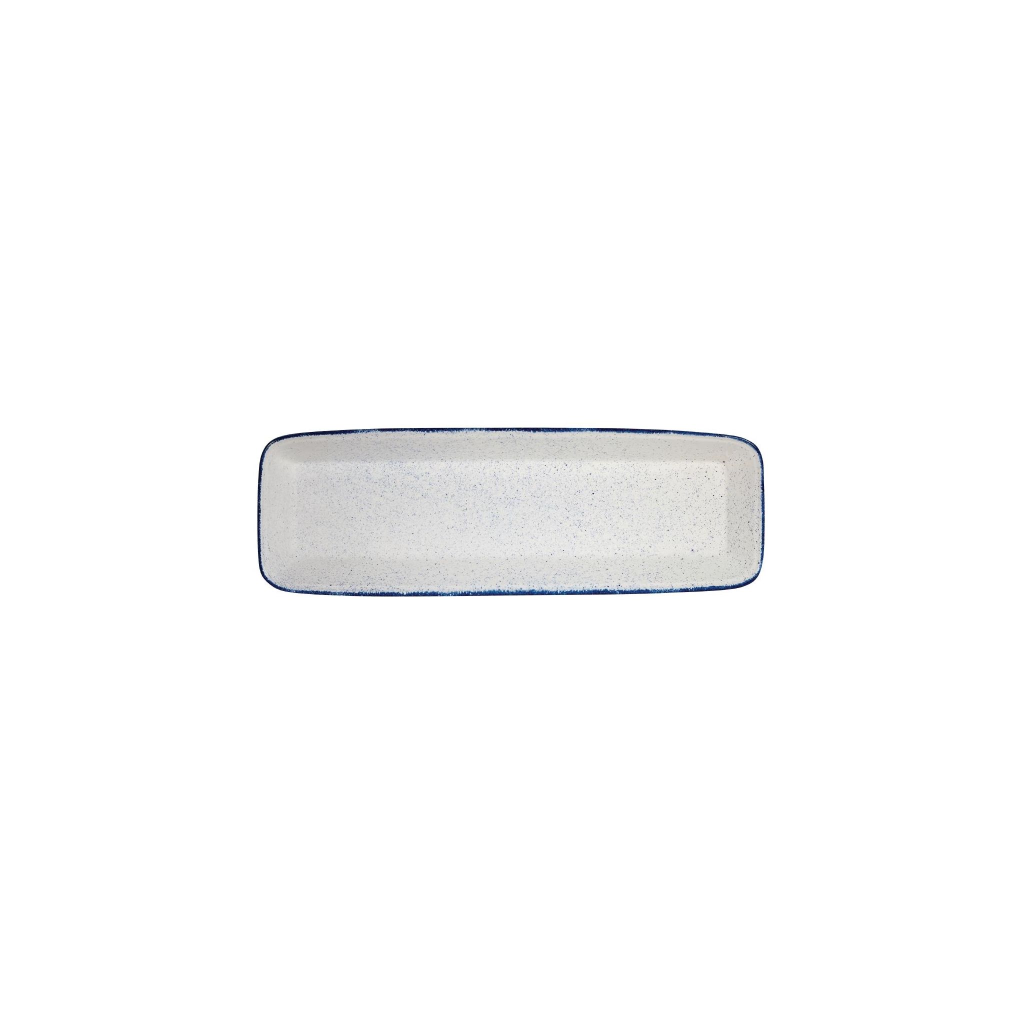 Churchill Stonecast Hints DY209 Rectangular Baking Dishes Indigo Blue 160(W) x 530(L)mm