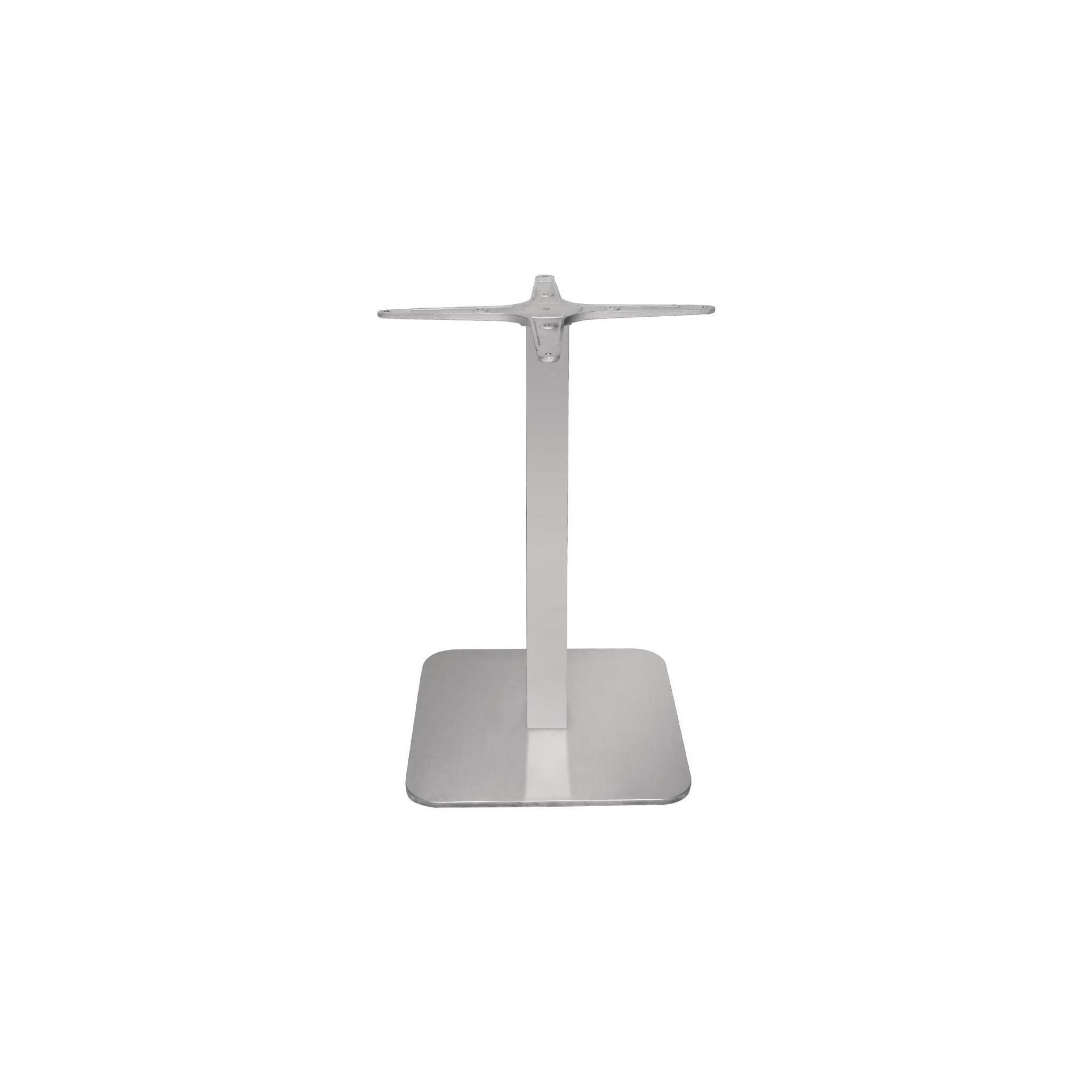 Bolero GK993 Square Stainless Steel Table Base