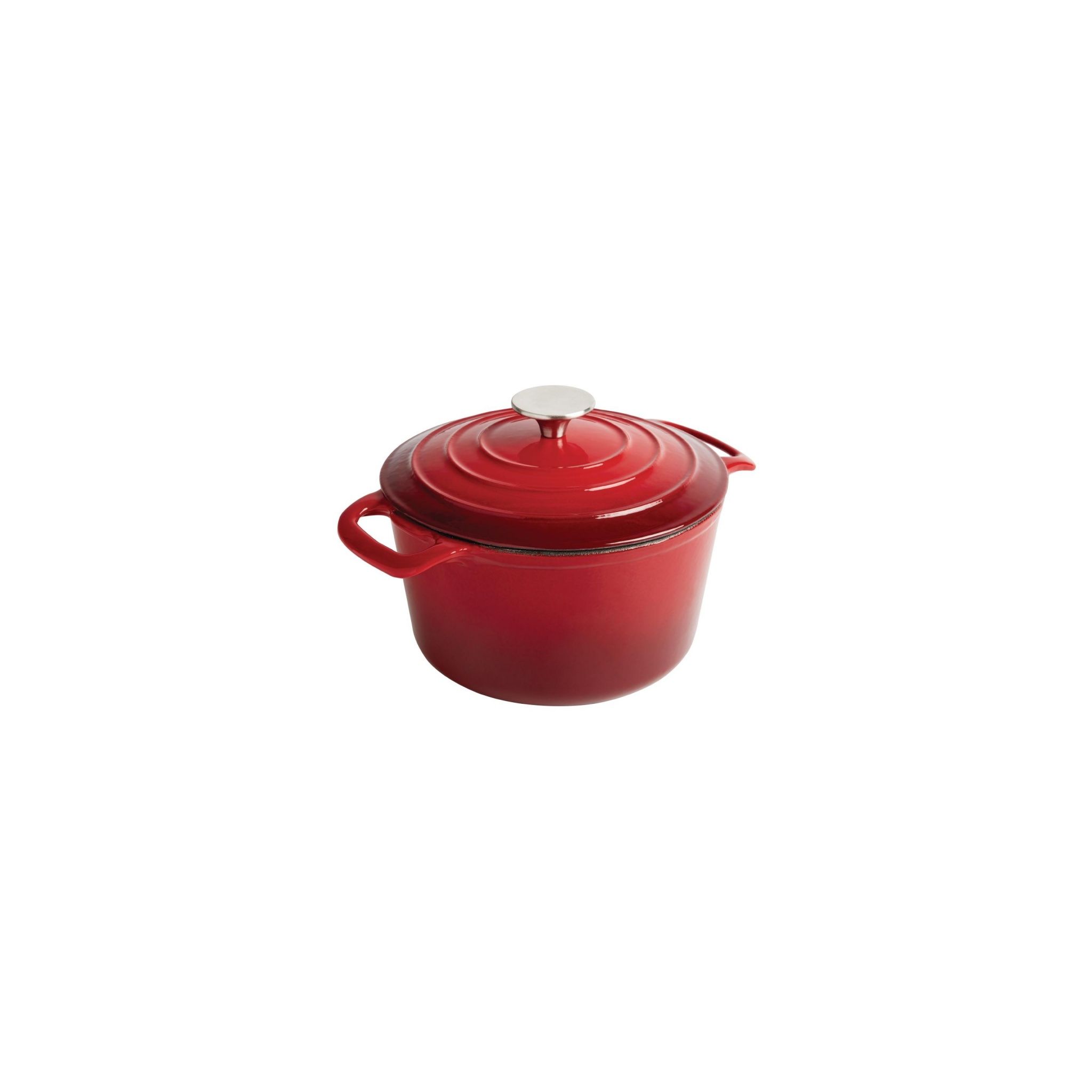 Vogue GH305 Red Round Casserole Dish 4Ltr
