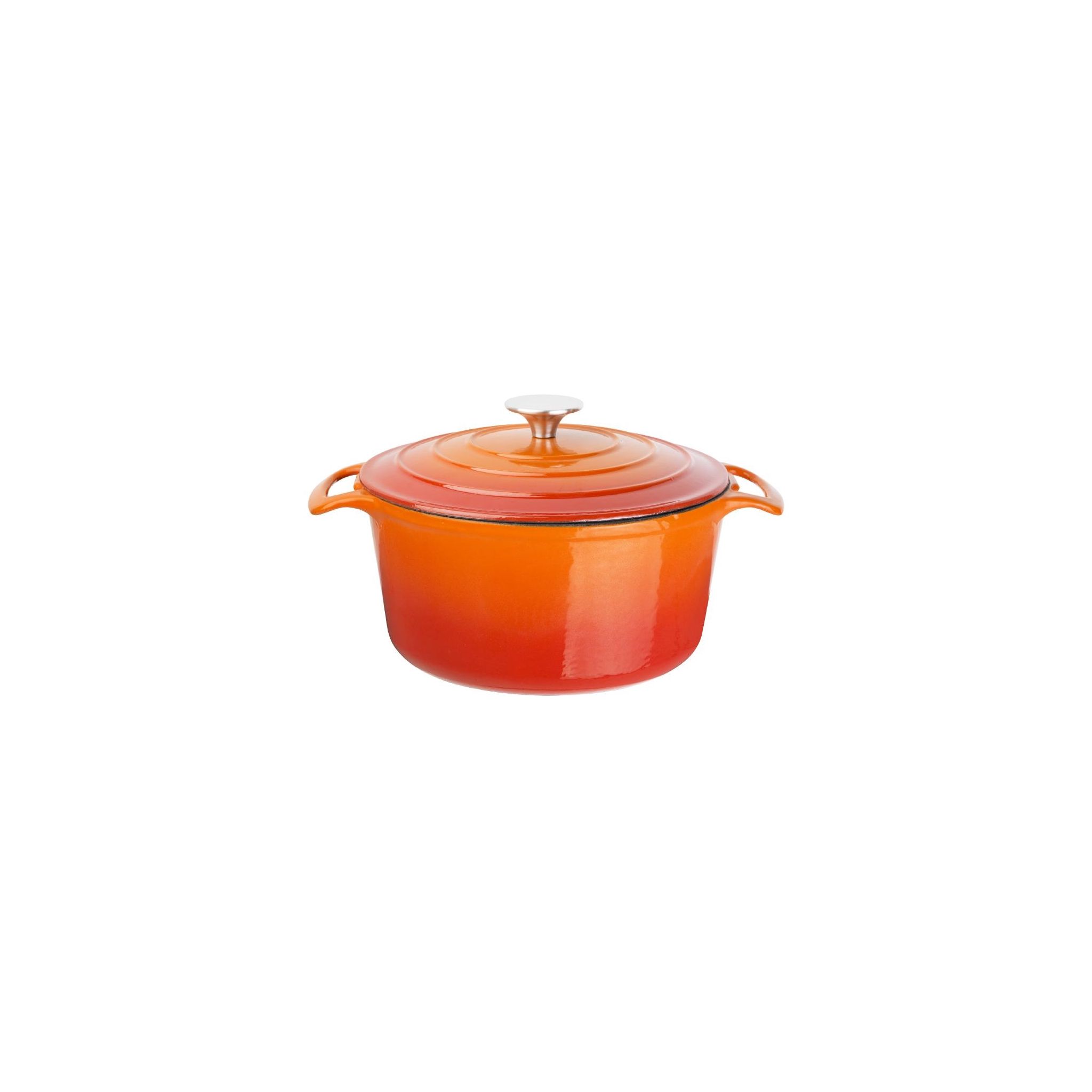 Vogue GH302 Orange Round Casserole Dish 3.2Ltr