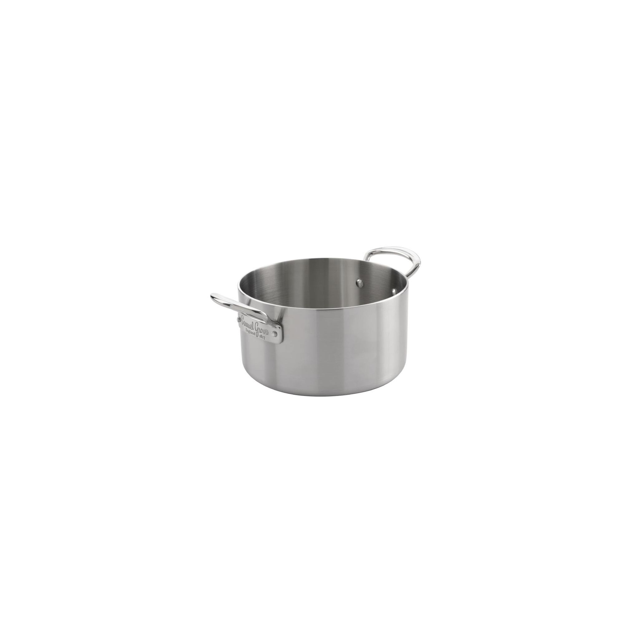 Samuel Groves FD097 Copper Core 5-ply Casserole Pan 200mm