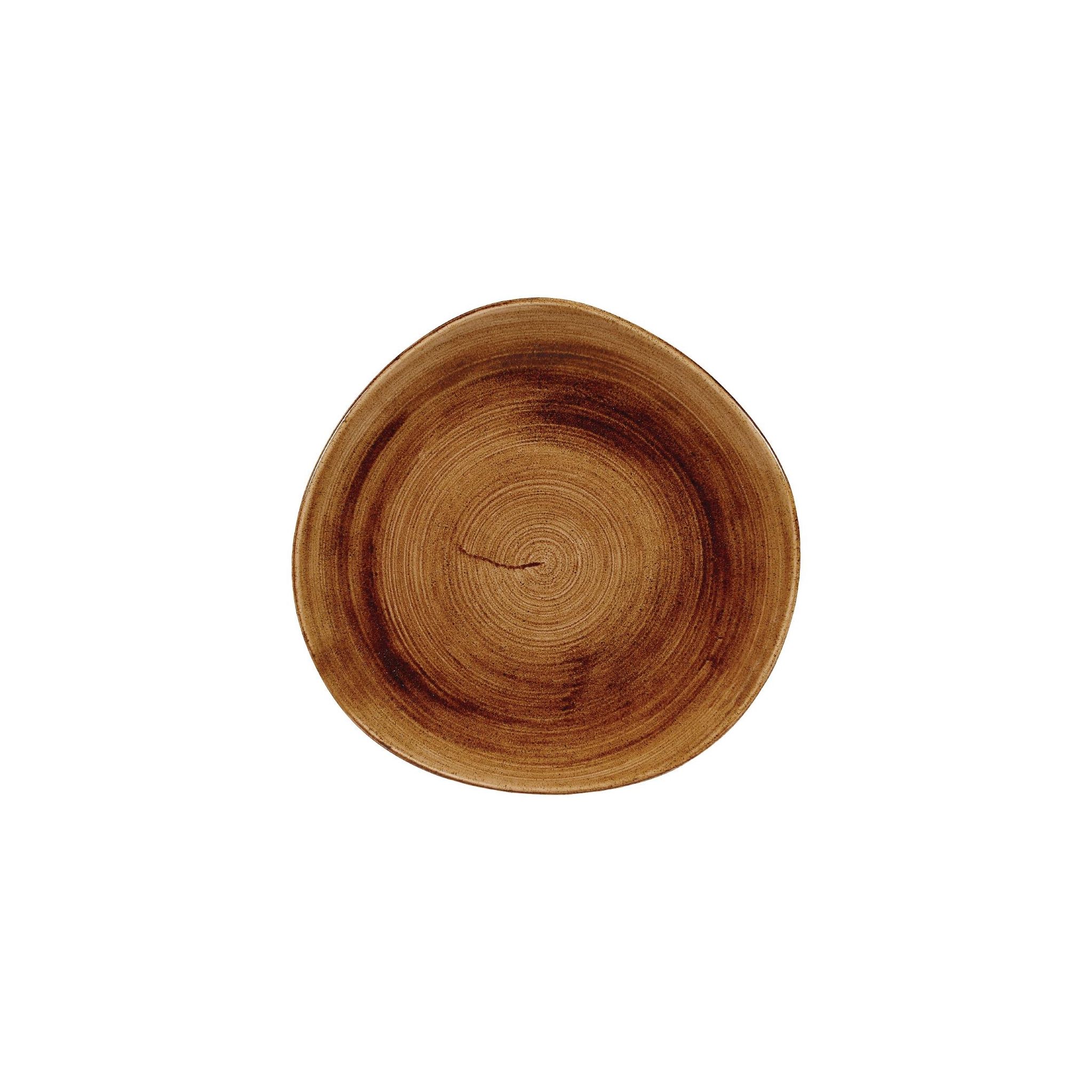 Churchill Stonecast Patina FA603 Organic Round Plates Vintage Copper 286mm (Pack of 12)