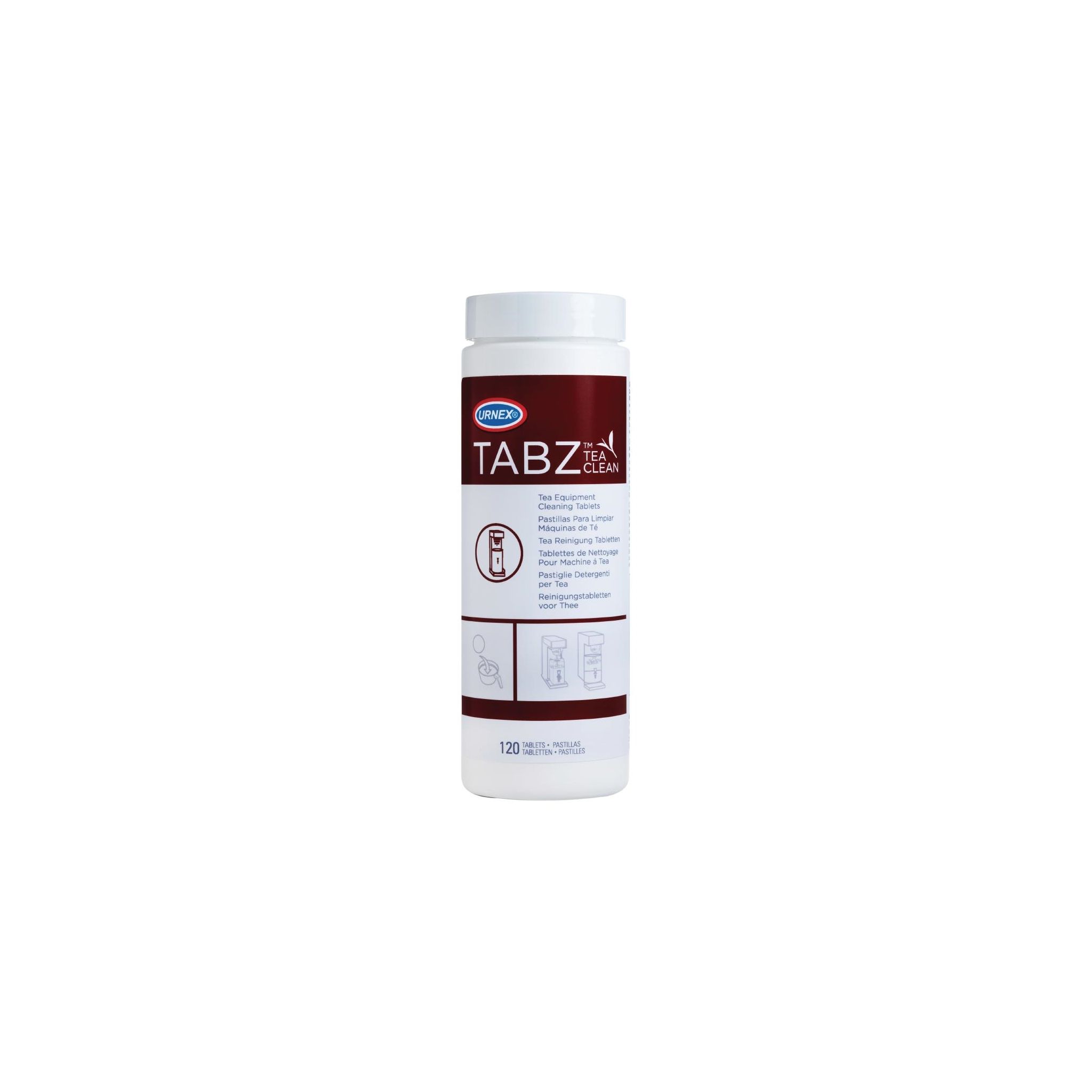 Urnex Tabz CX511 Tea Equipment Cleaner Tablets 4g (Pack of 120)