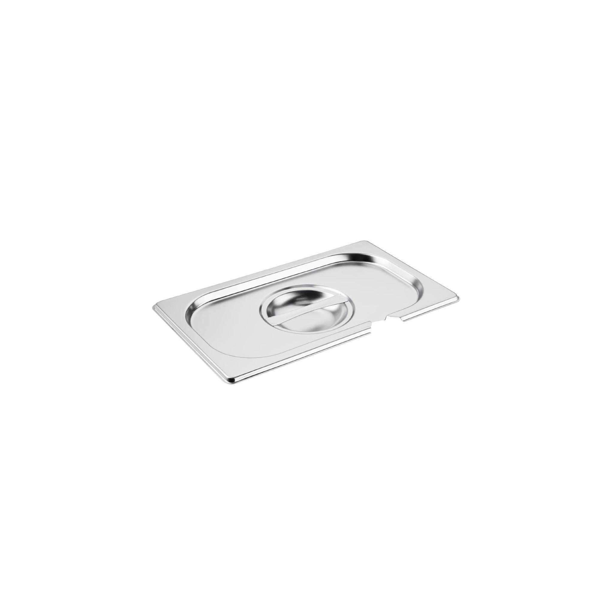 Vogue CB174 Stainless Steel 1/4 Gastronorm Notched Tray Lid