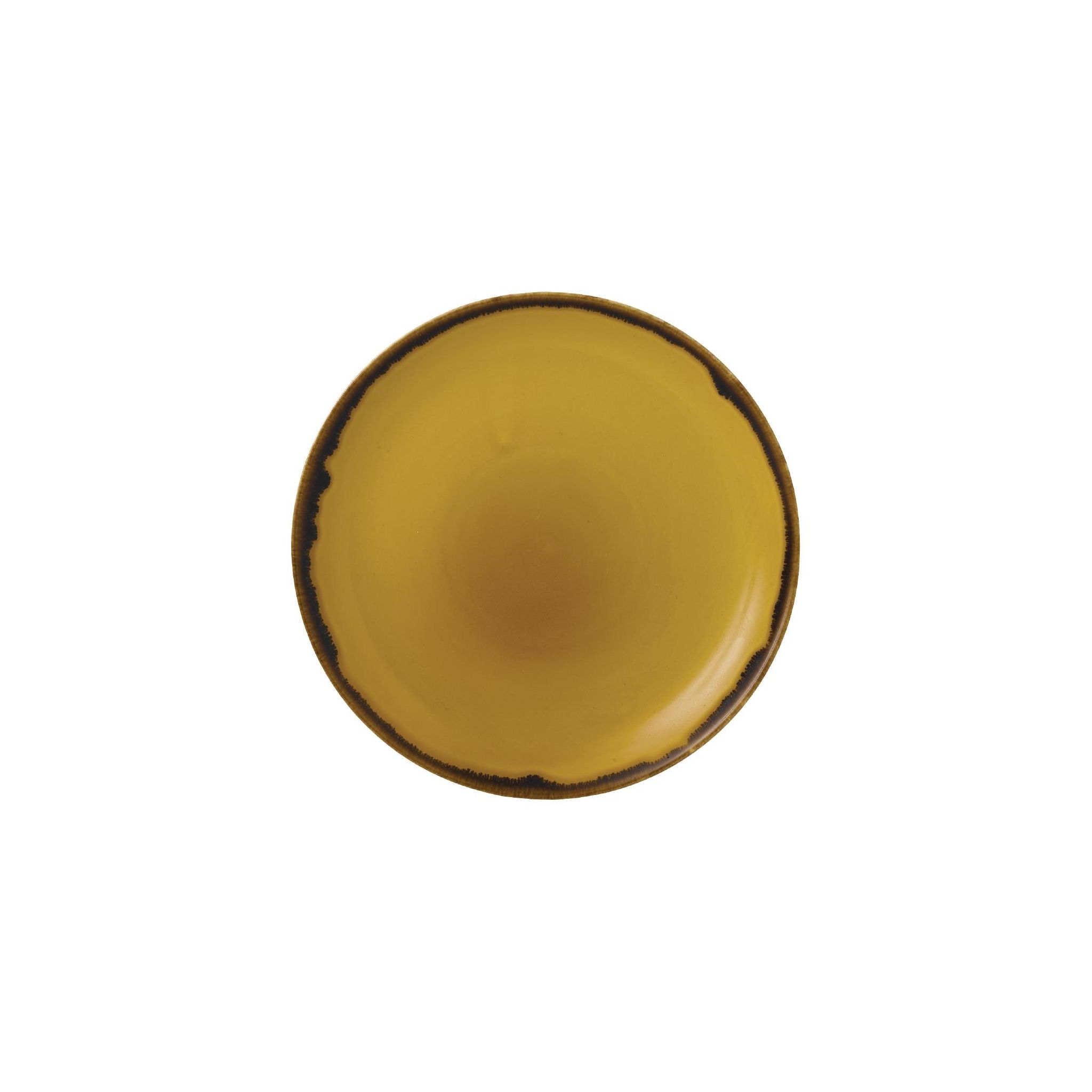 Dudson Harvest FJ773 Mustard Coupe Plate 165mm (Pack of 12)