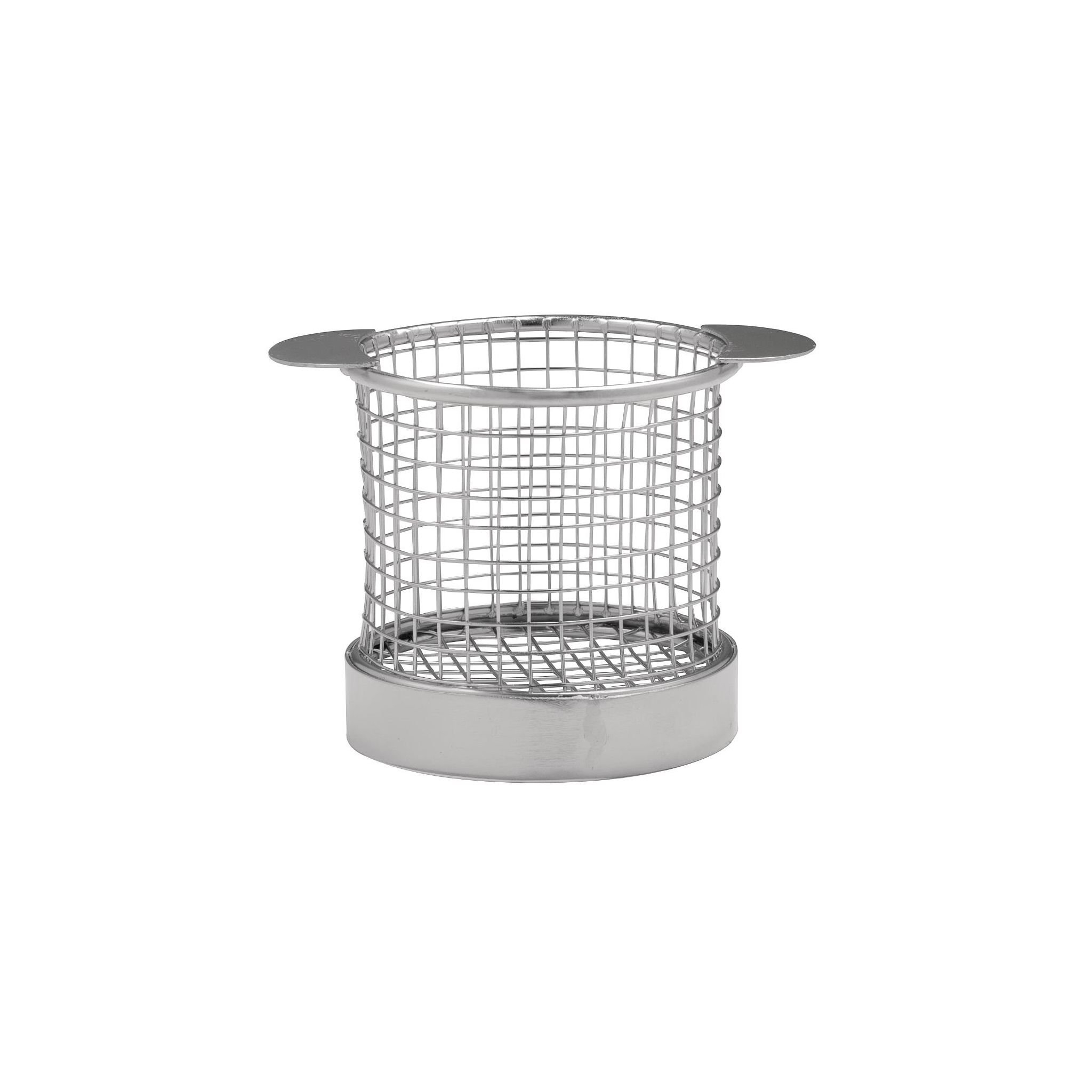 Olympia CE149 Chip basket Round with Ears 80mm