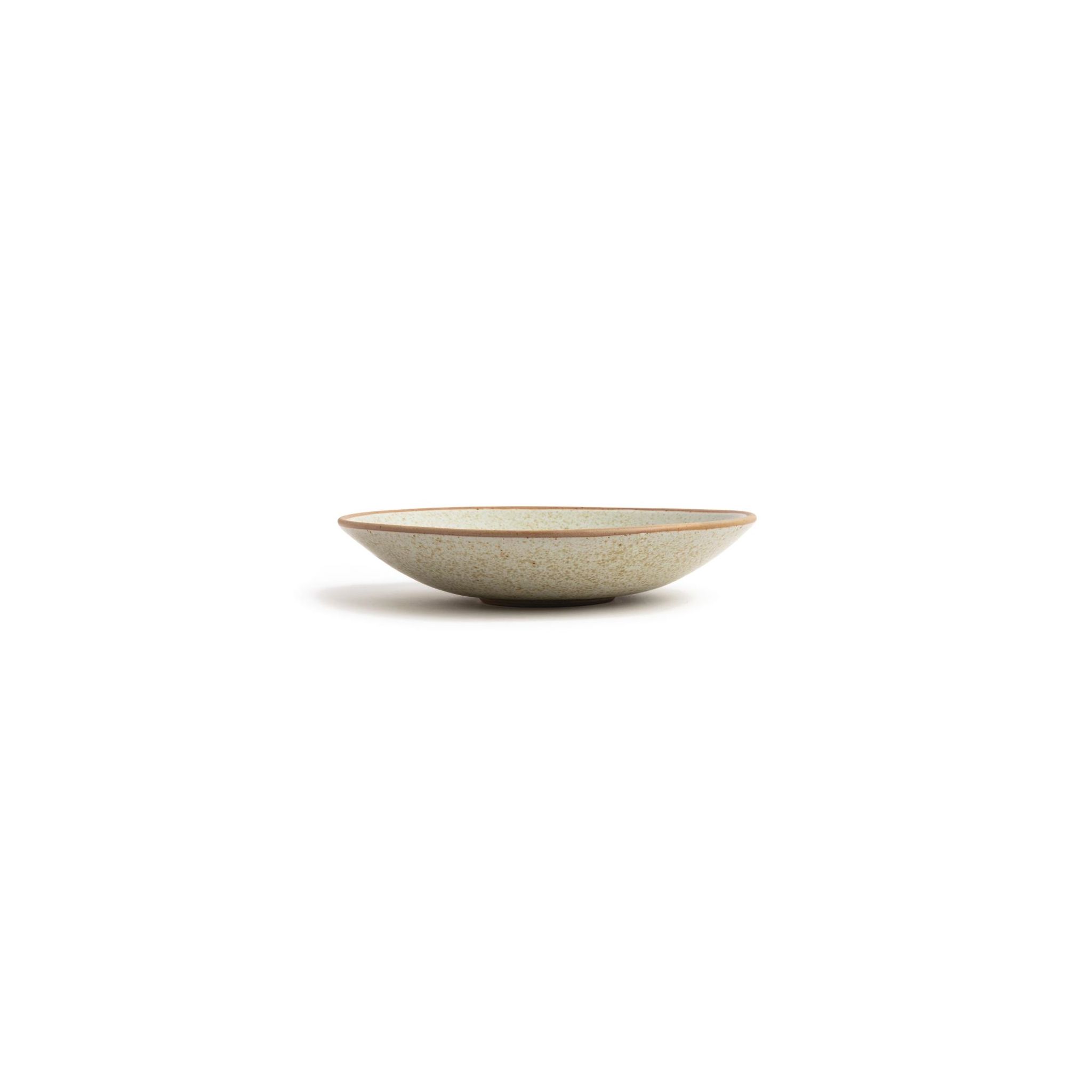 Olympia Canvas FA340 Shallow Tapered Bowl Wheat 200mm (Pack of 6)