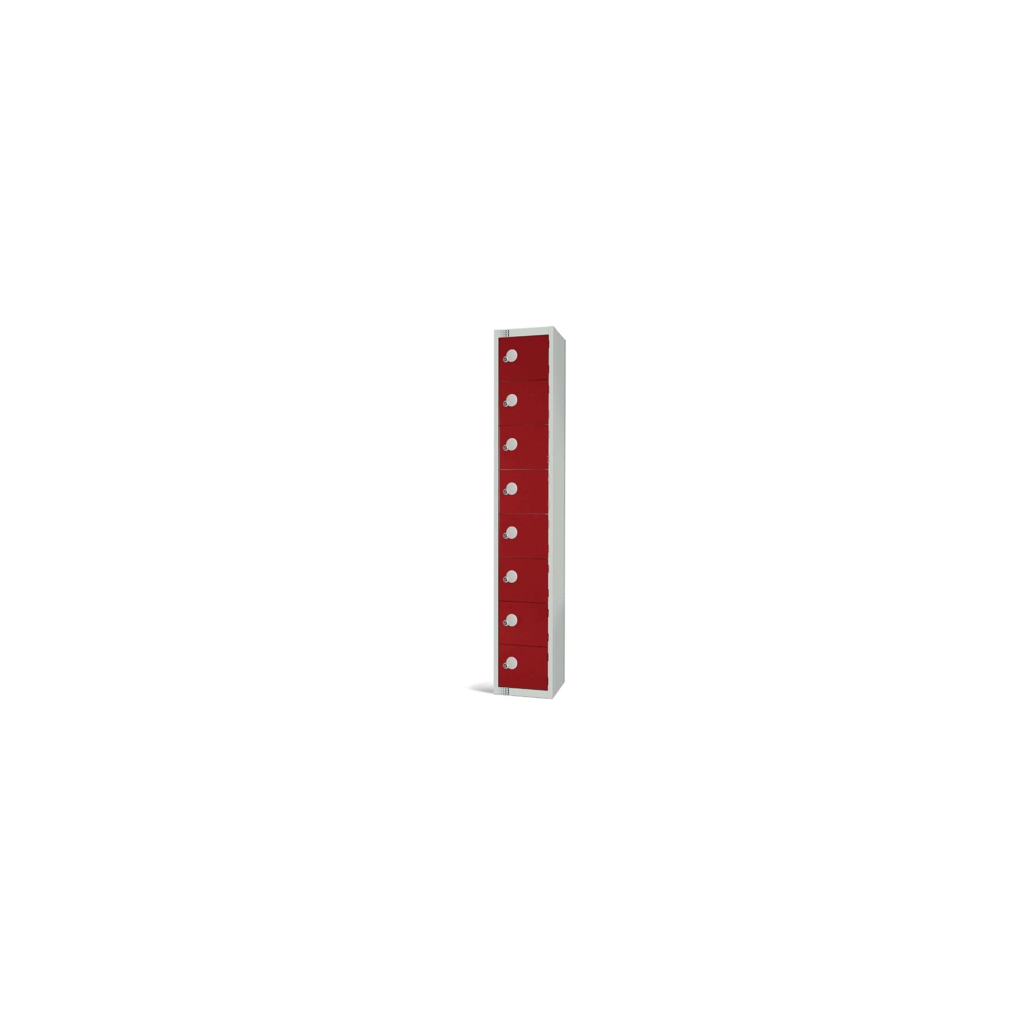 Elite Lockers CE109-P Eight Door Padlock Locker Green