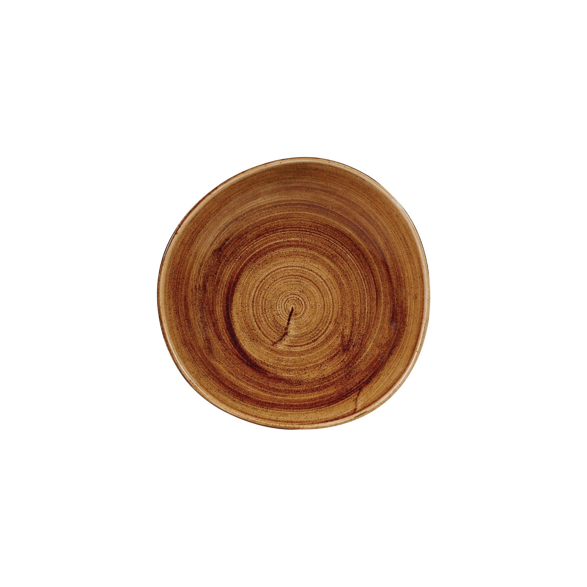 Churchill Stonecast Patina FA606 Organic Round Bowls Vintage Copper 38oz 253mm (Pack of 12)